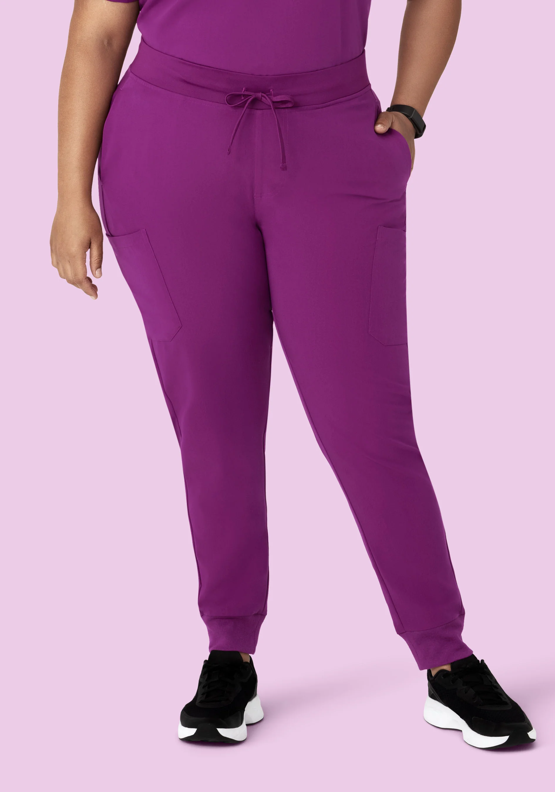 9 Pocket Joggers Dark Orchid - Image 6