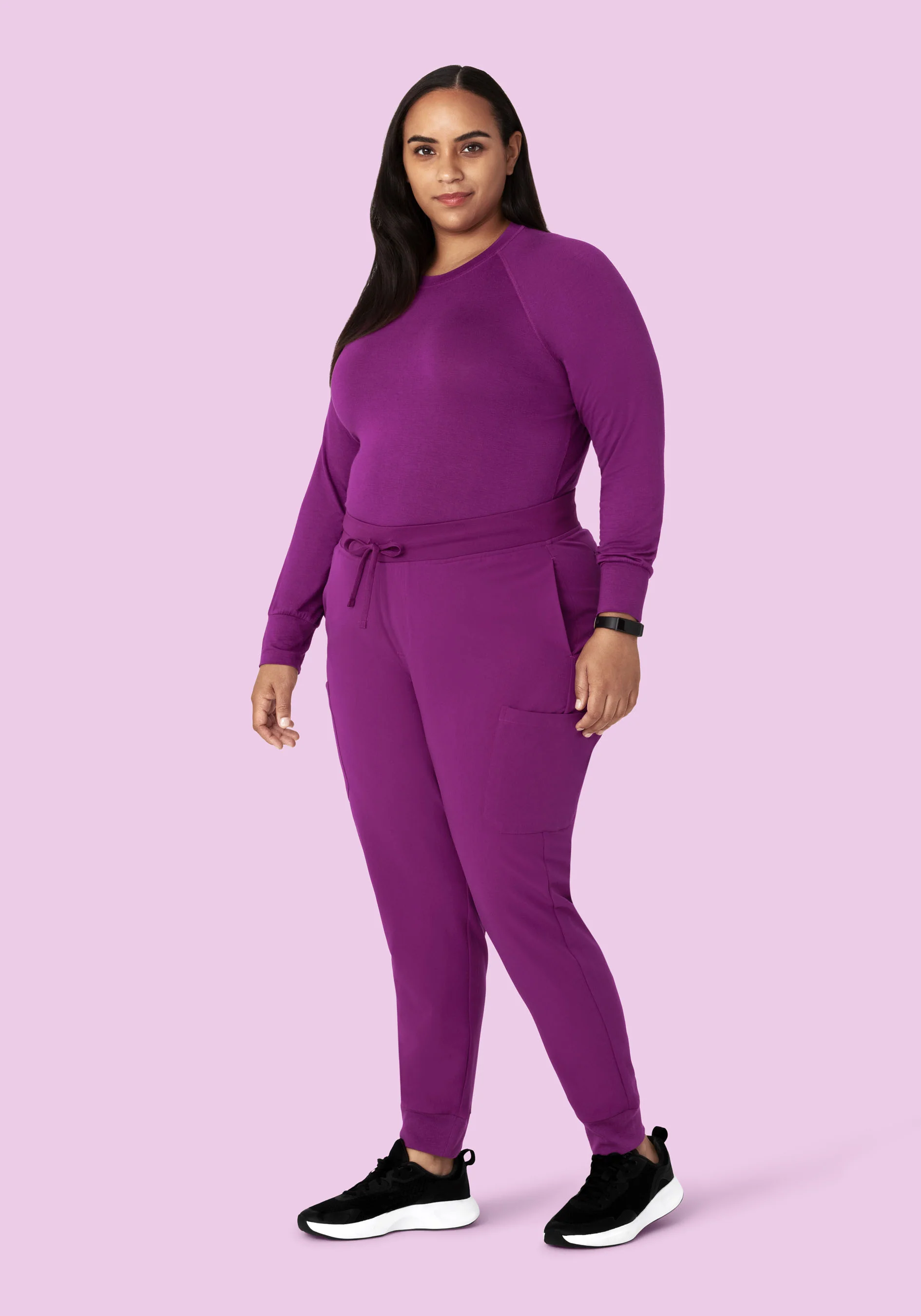 9 Pocket Joggers Dark Orchid - Image 7