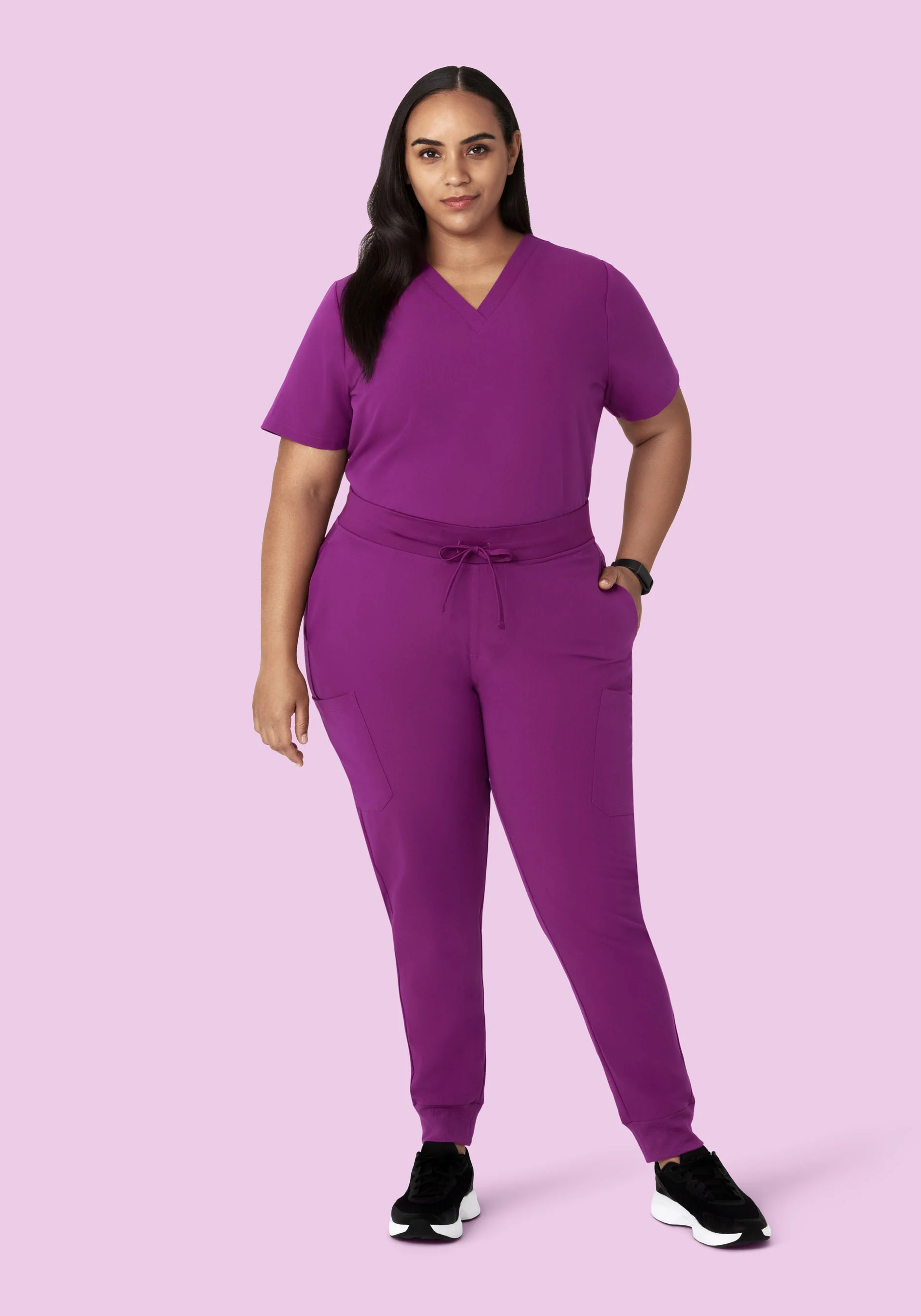 9 Pocket Joggers Dark Orchid - Image 8