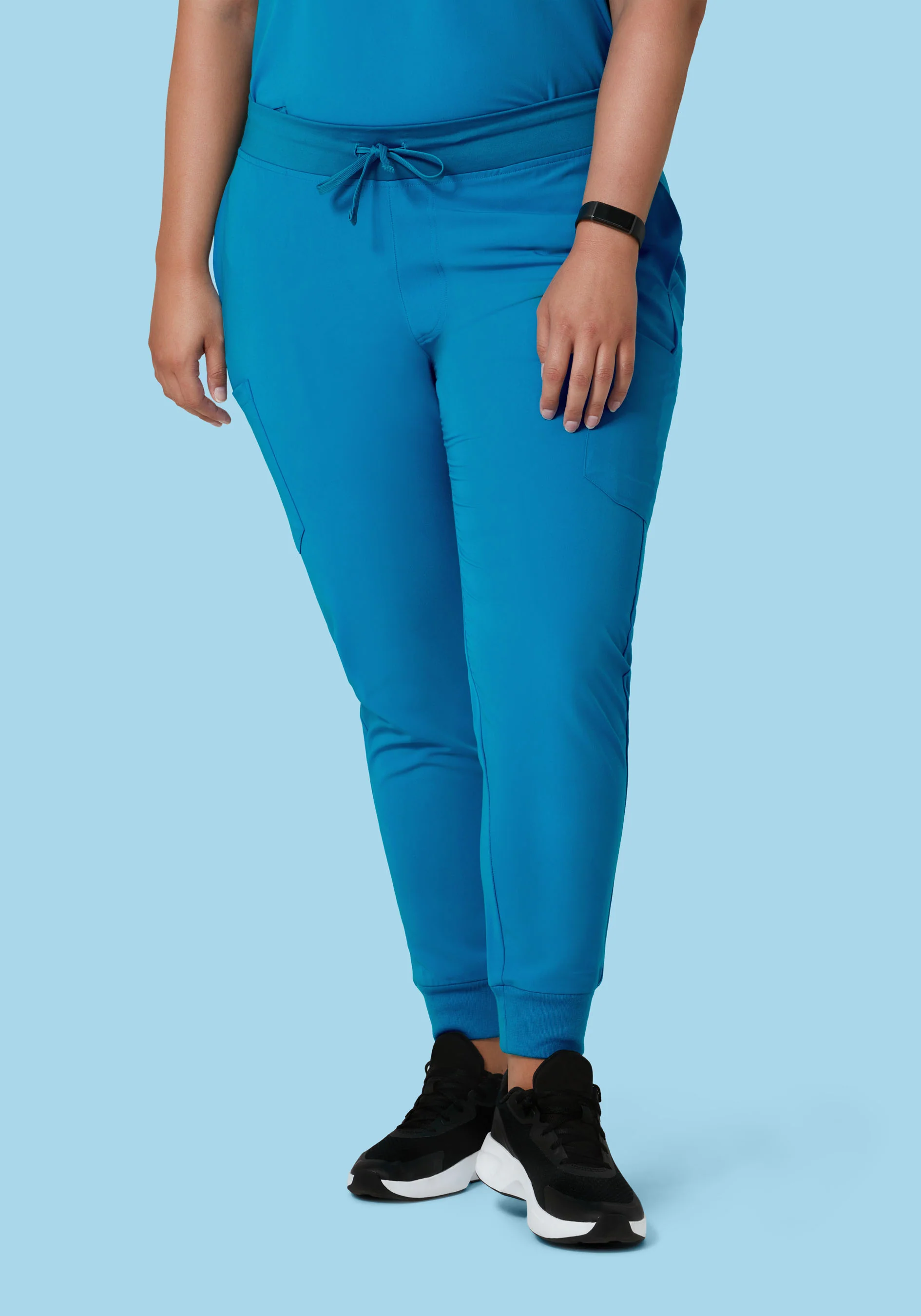 9 Pocket Joggers Electric Blue - Image 7