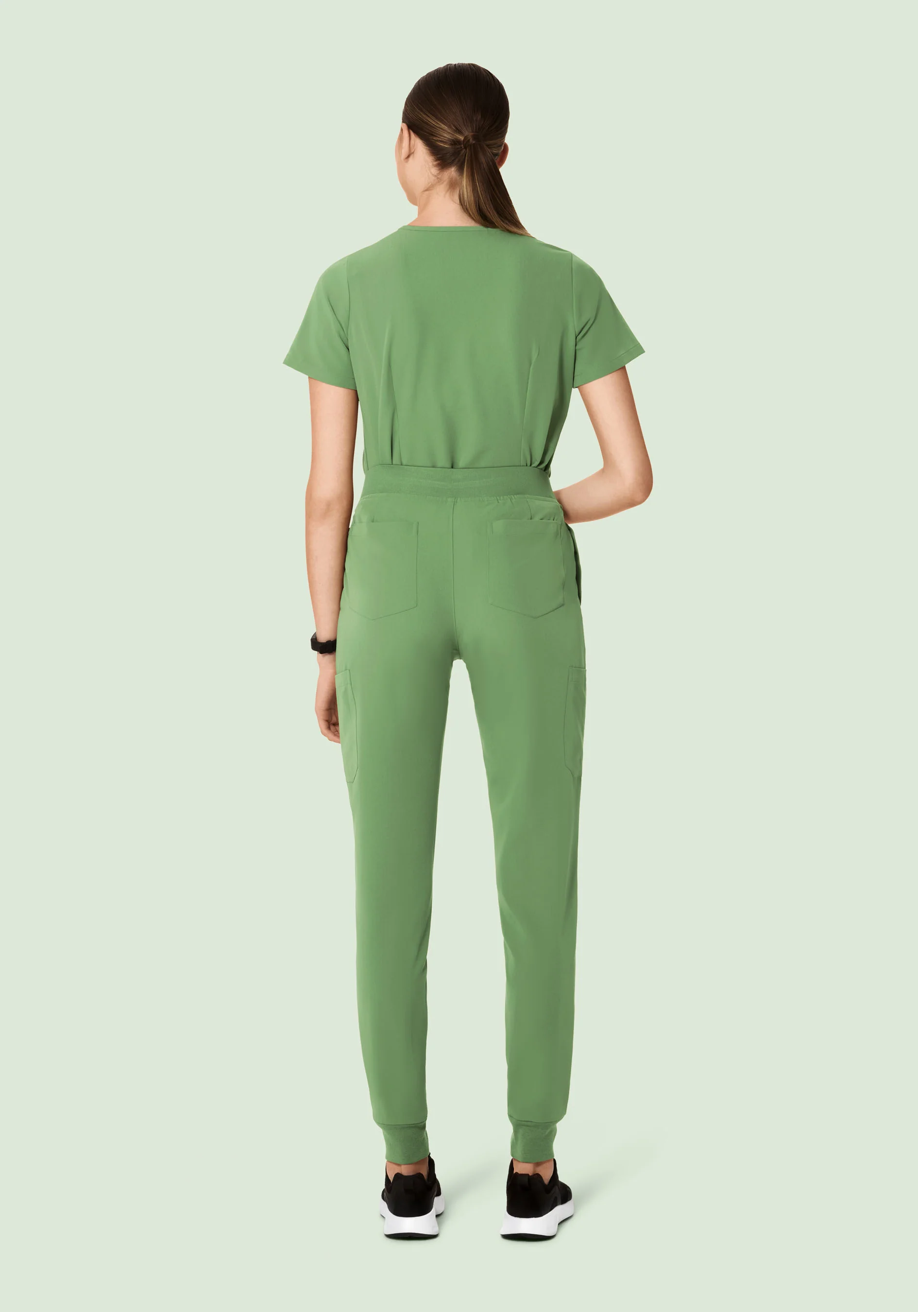 9 Pocket Joggers Hazel Green - Image 5