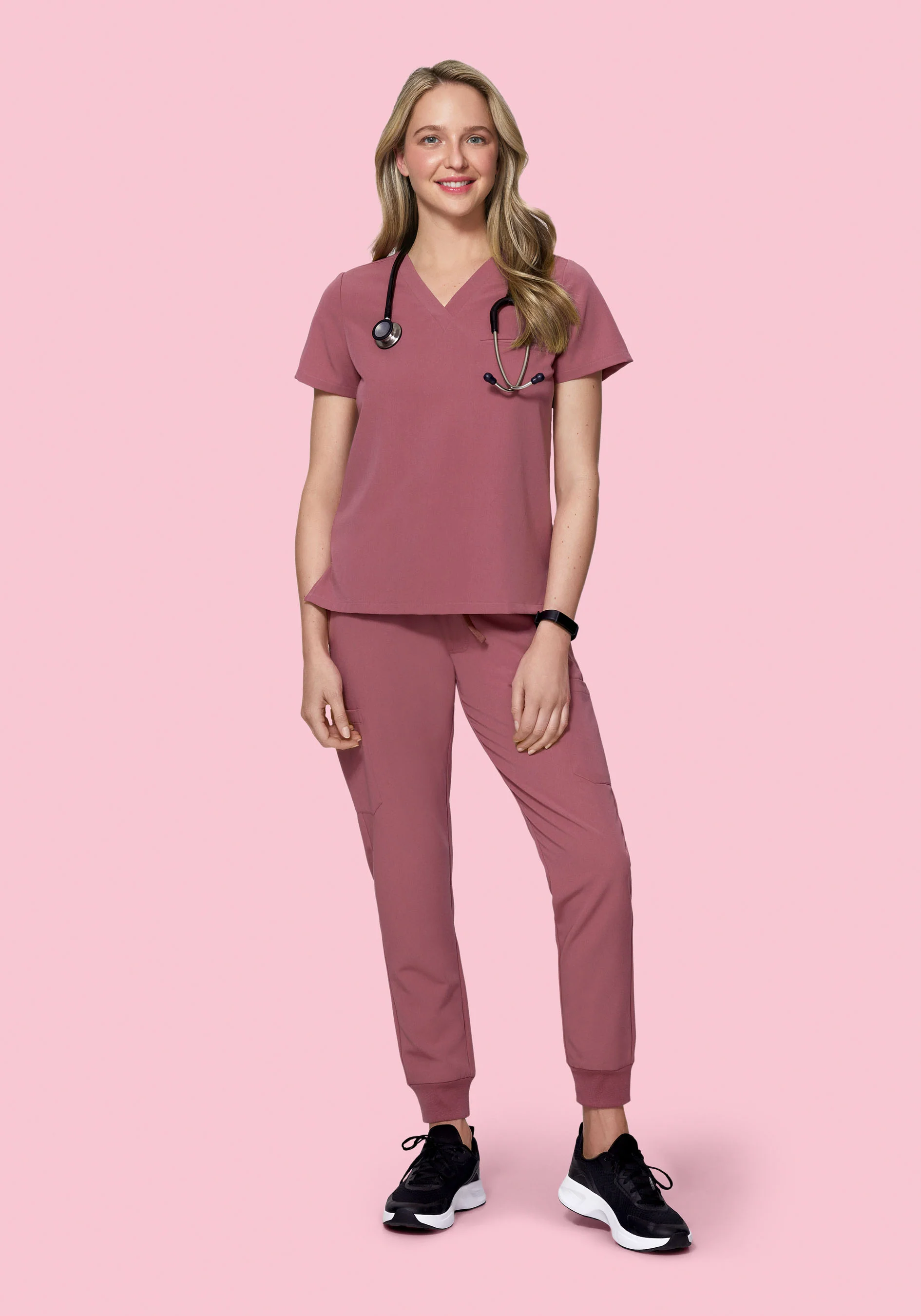 9 Pocket Joggers Mauve - Image 4