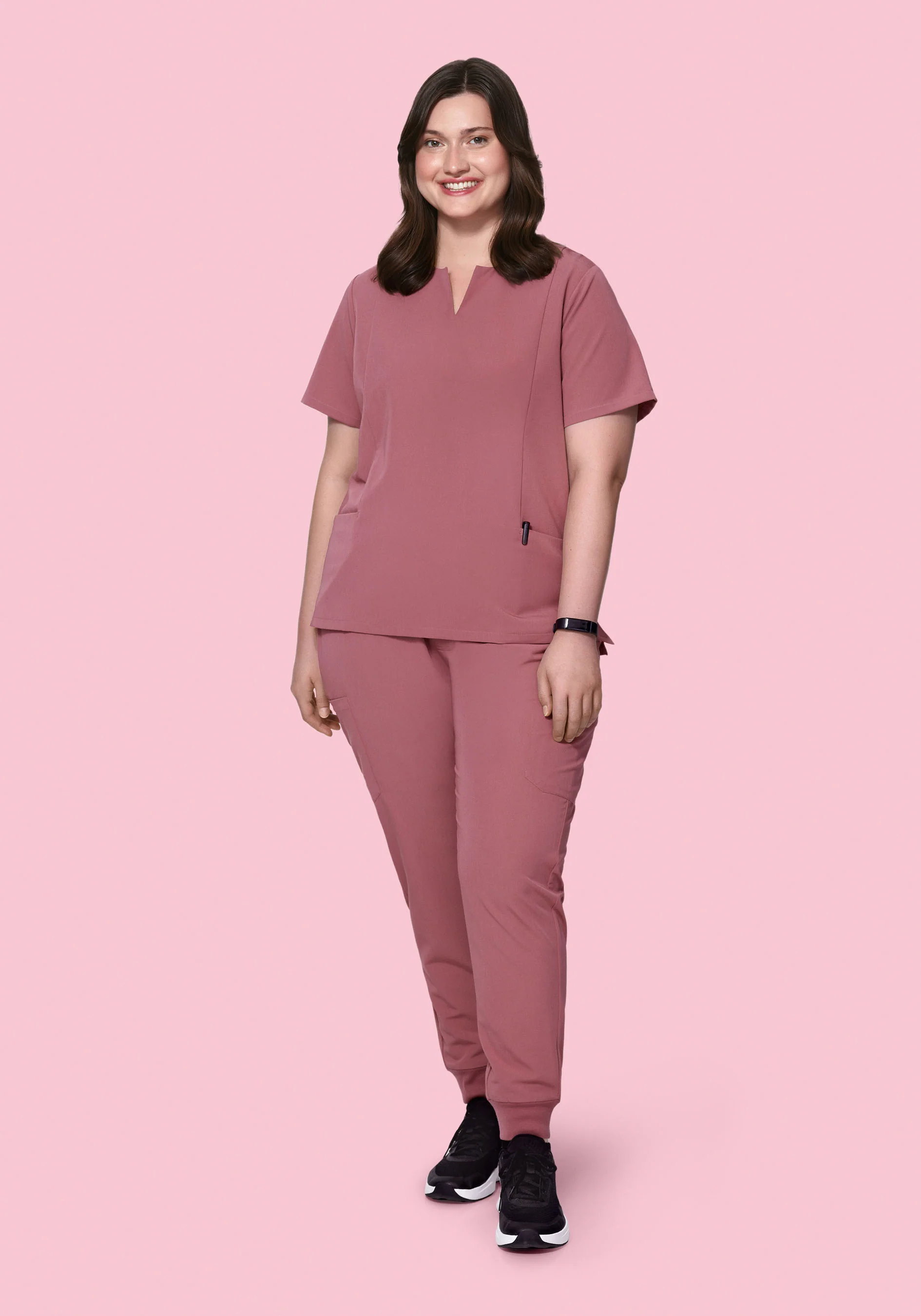 9 Pocket Joggers Mauve - Image 7