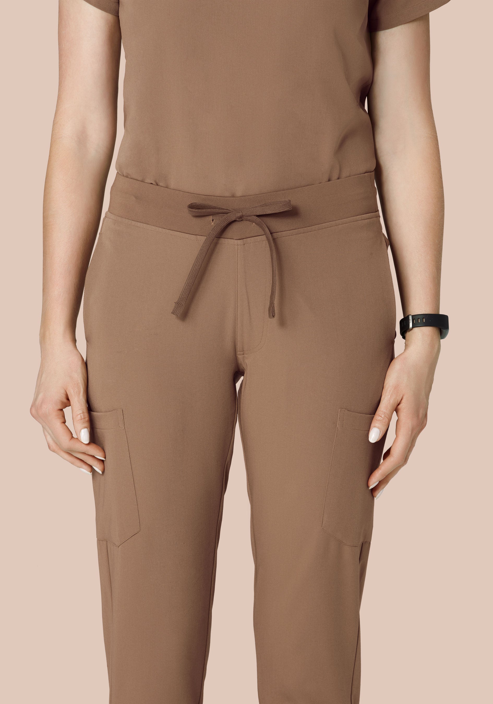 9 Pocket Joggers Mocha - Image 4