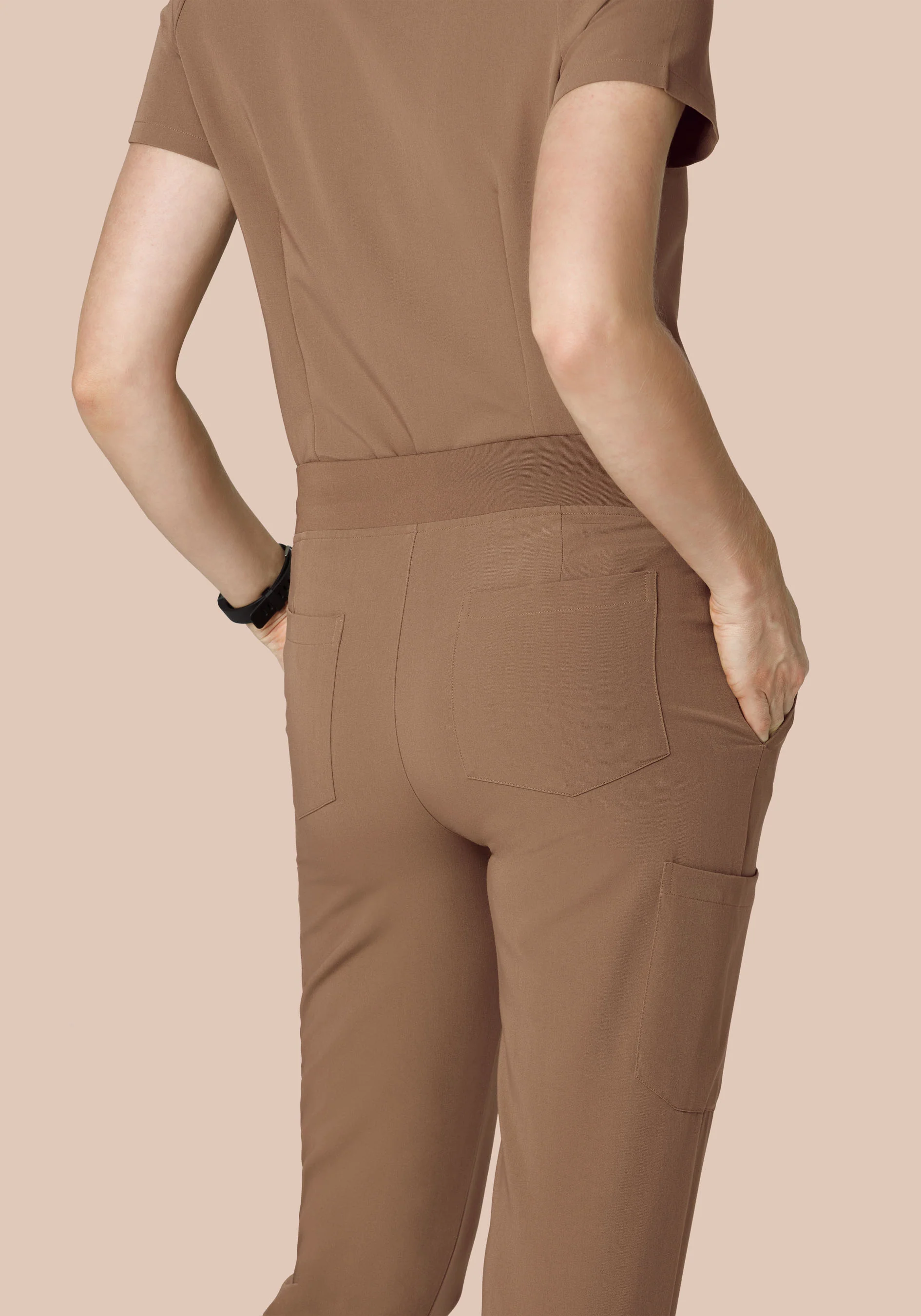 9 Pocket Joggers Mocha - Image 5