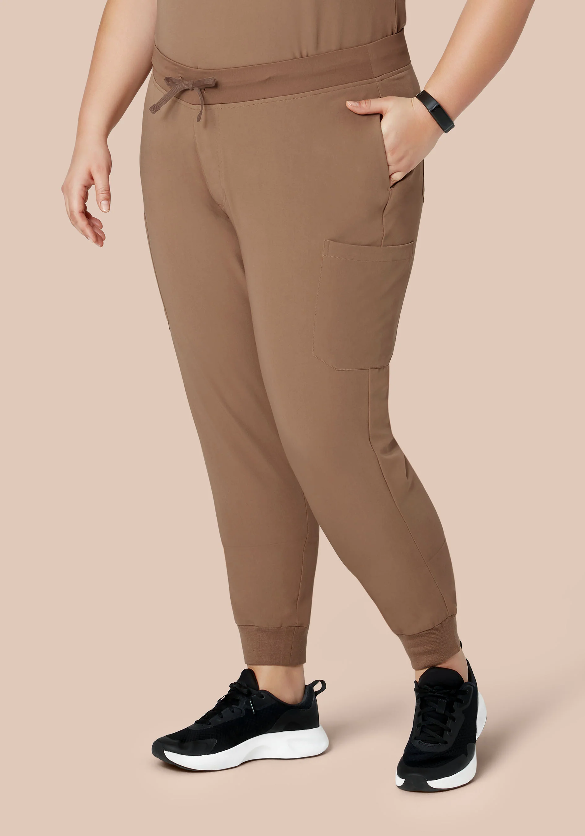 9 Pocket Joggers Mocha - Image 6