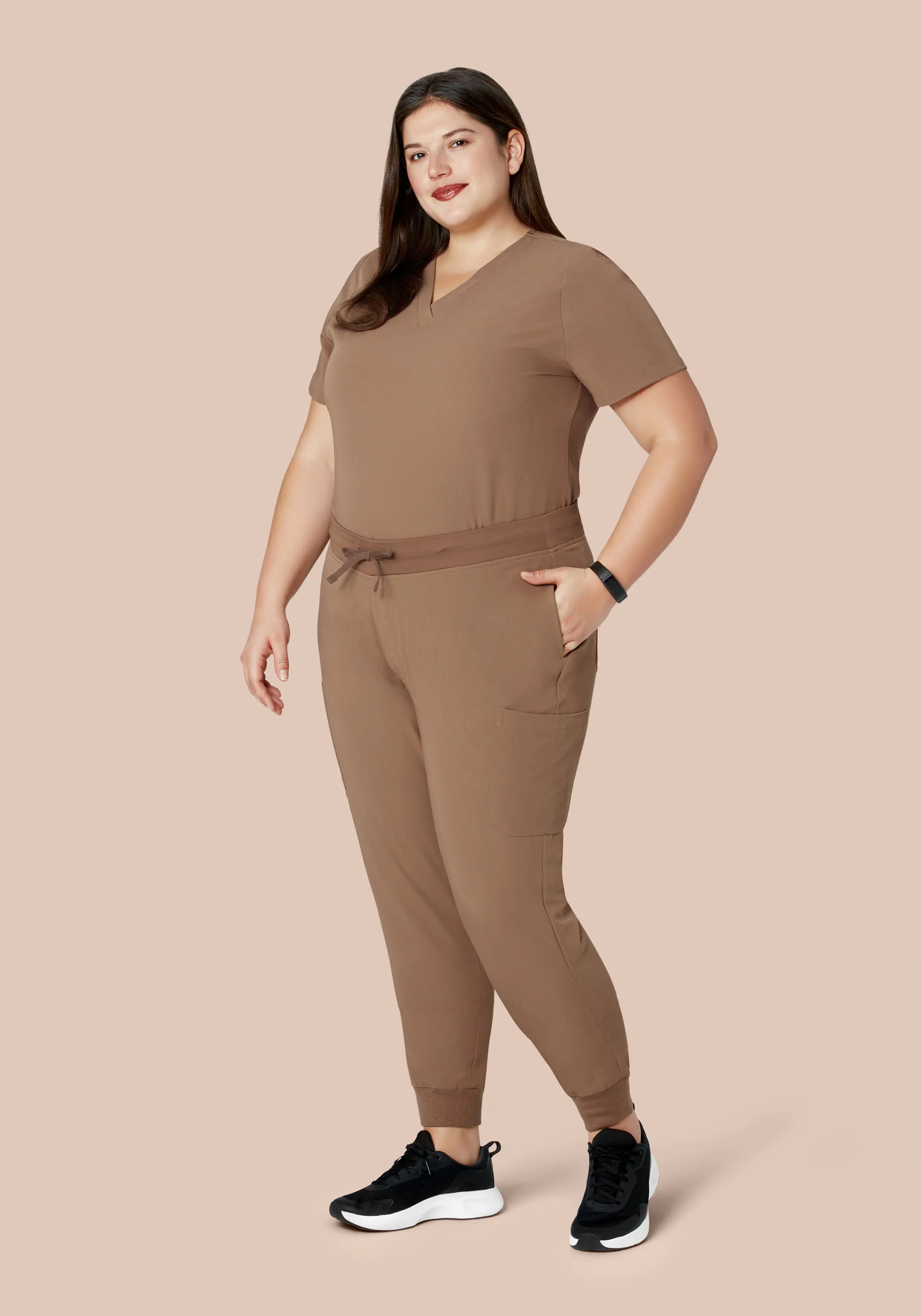 9 Pocket Joggers Mocha - Image 7