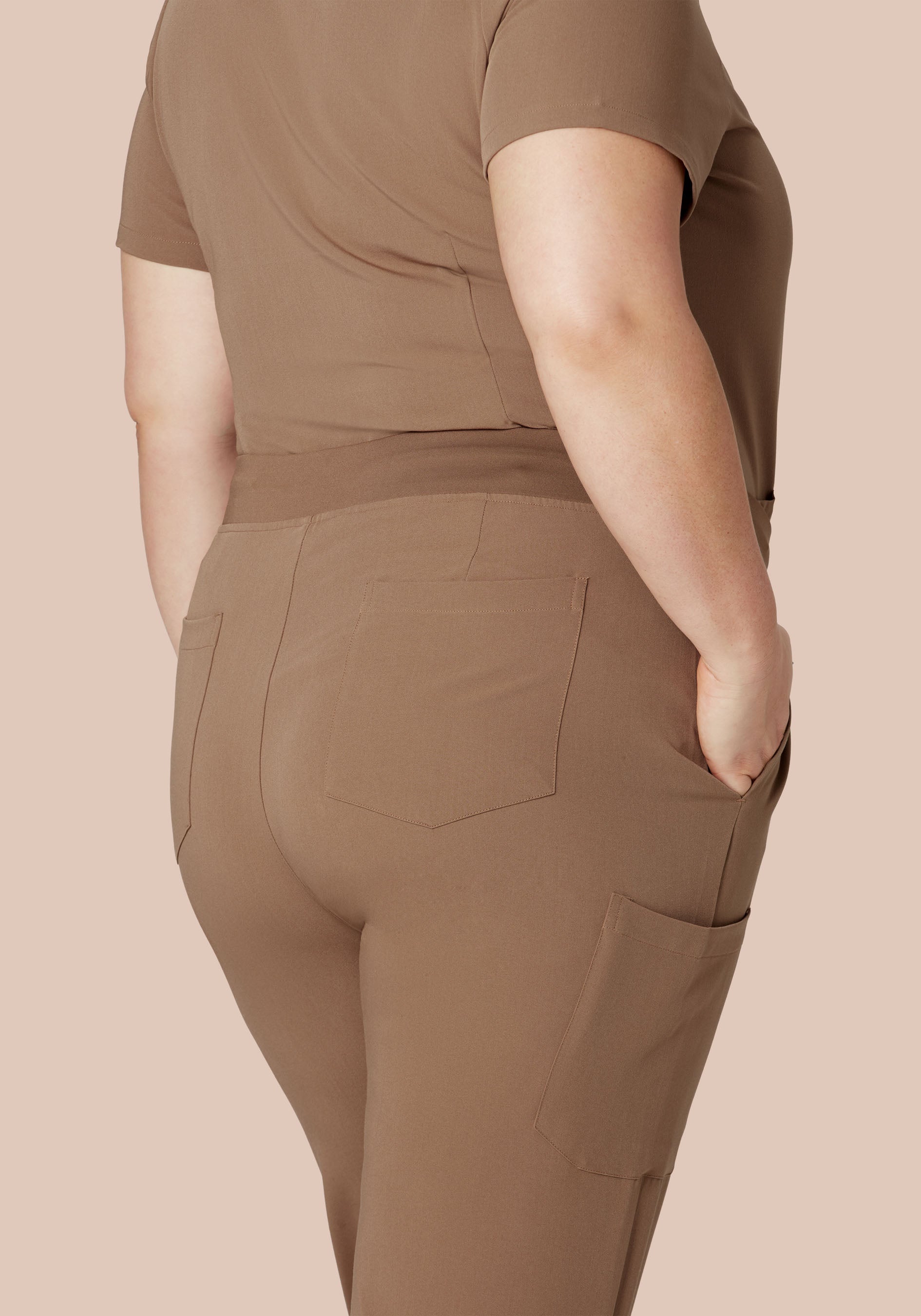 9 Pocket Joggers Mocha - Image 9