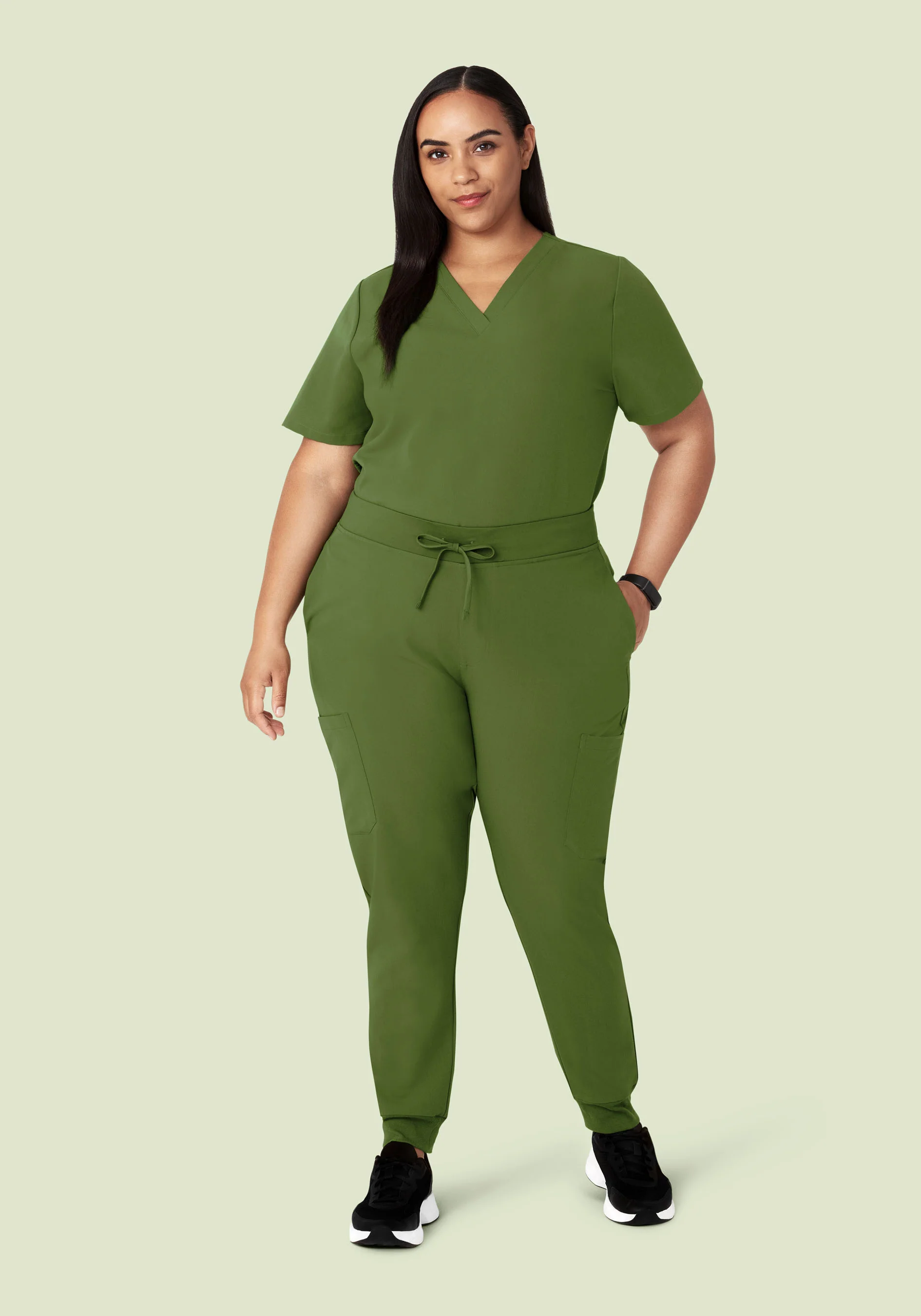 9 Pocket Joggers Moss - Image 10