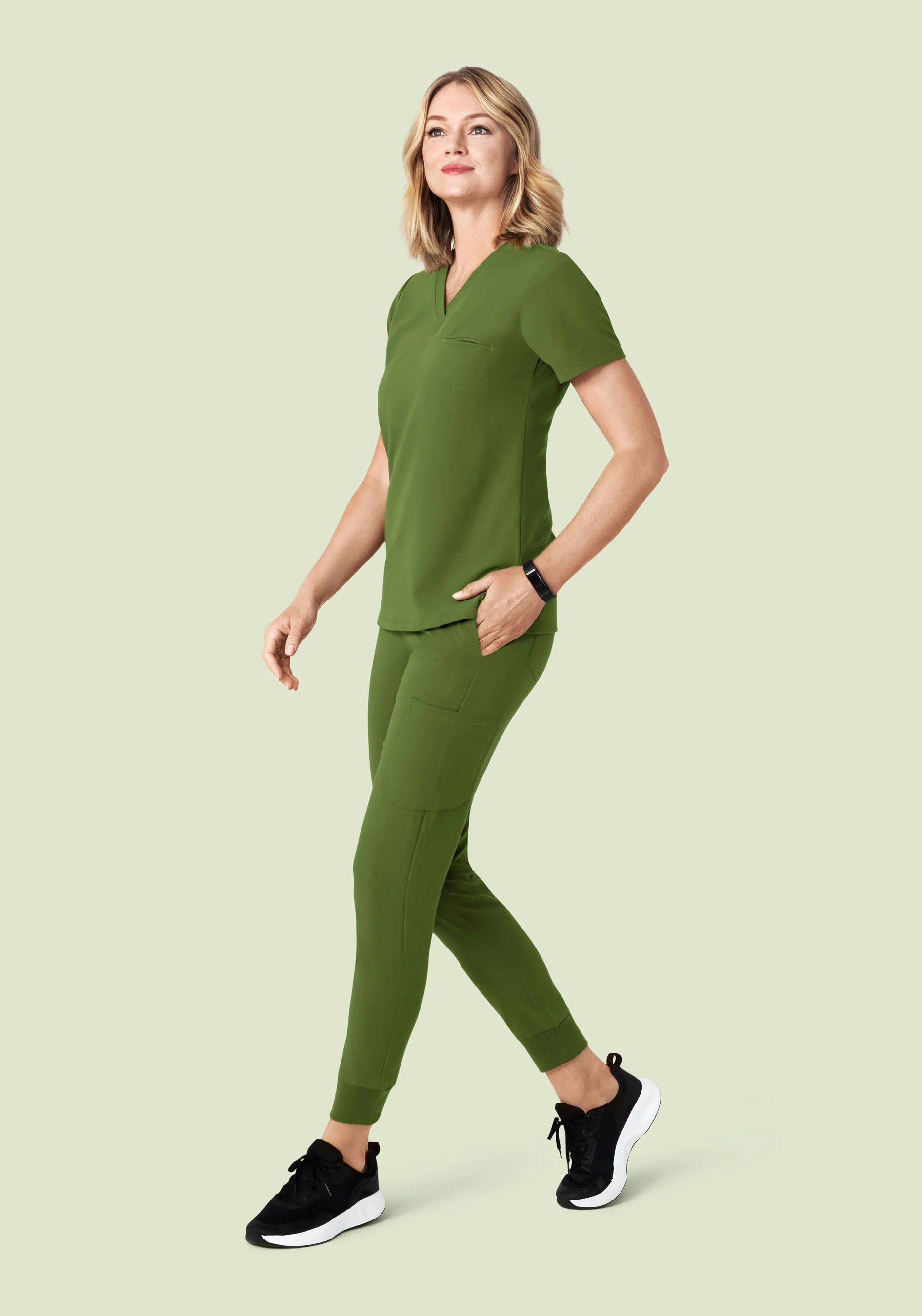 9 Pocket Joggers Moss - Image 11