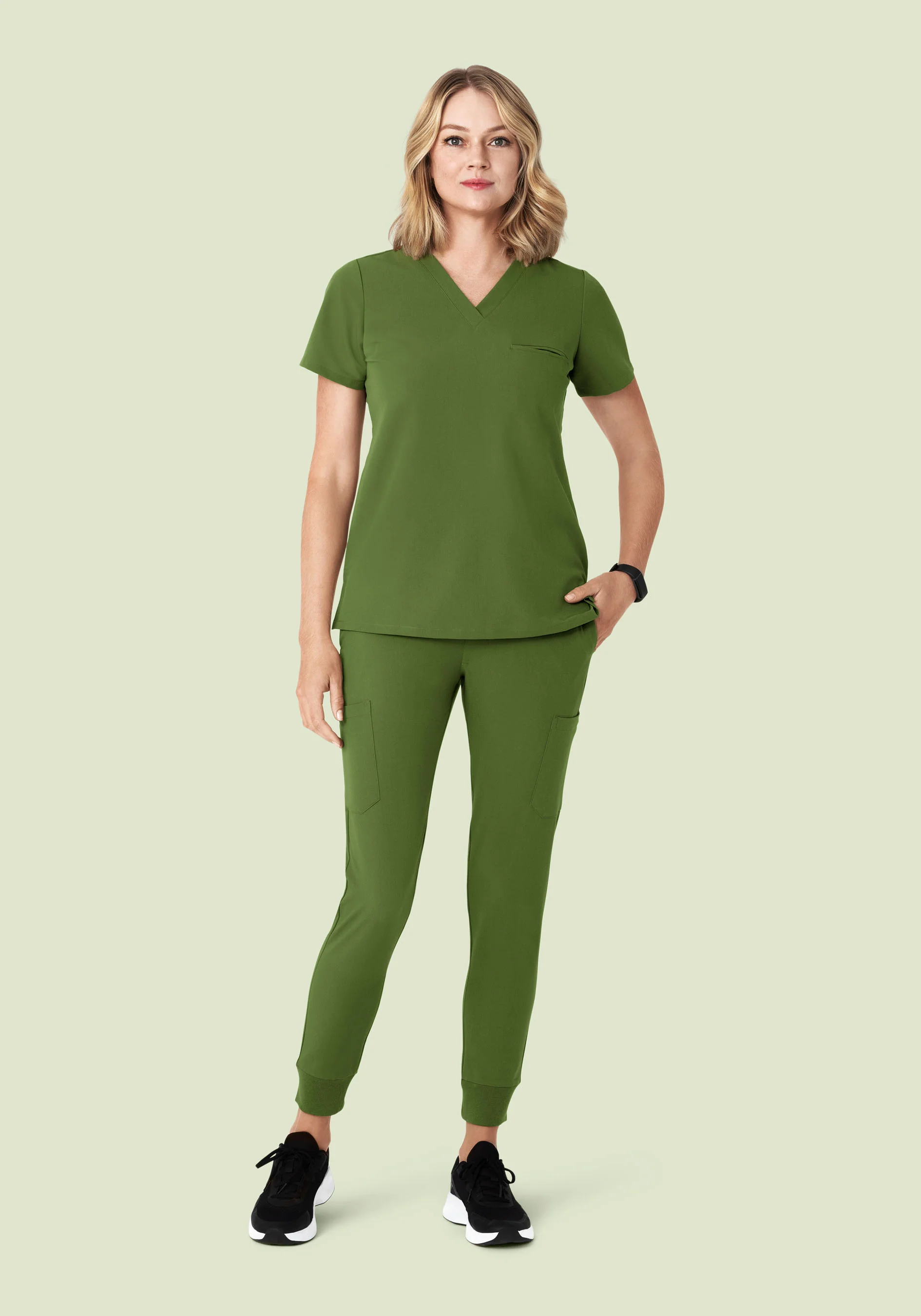 9 Pocket Joggers Moss - Image 4