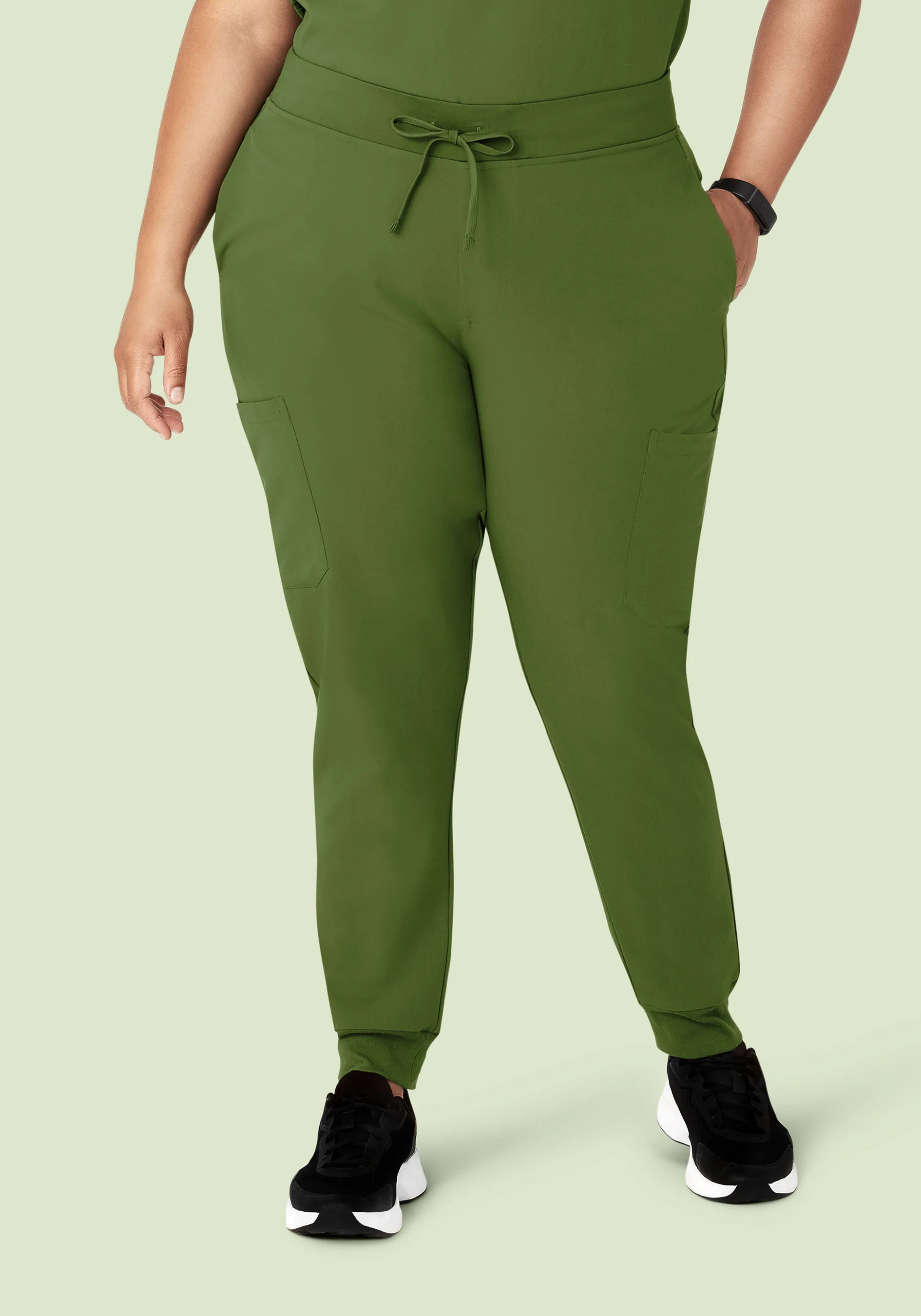 9 Pocket Joggers Moss - Image 6