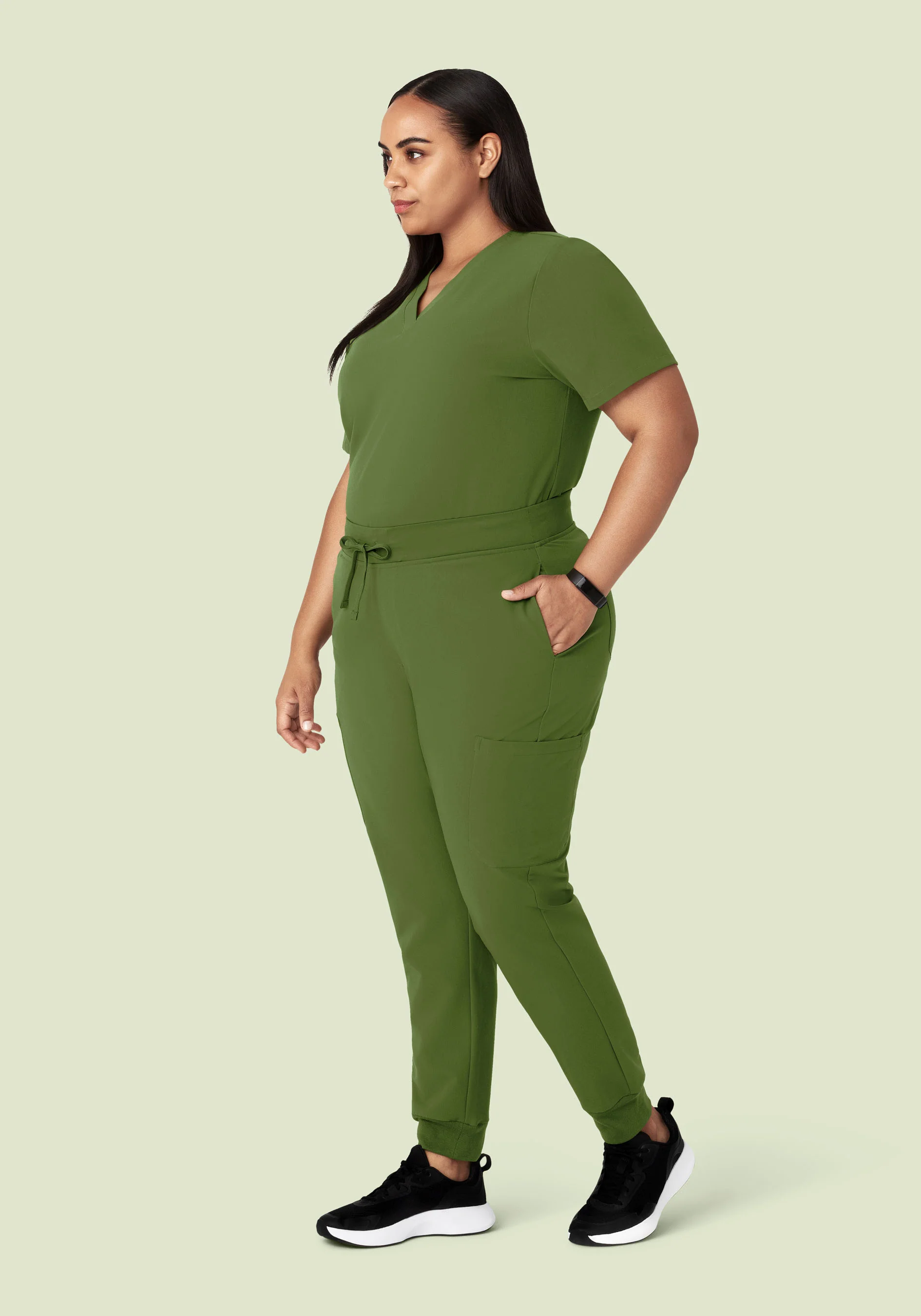 9 Pocket Joggers Moss - Image 7