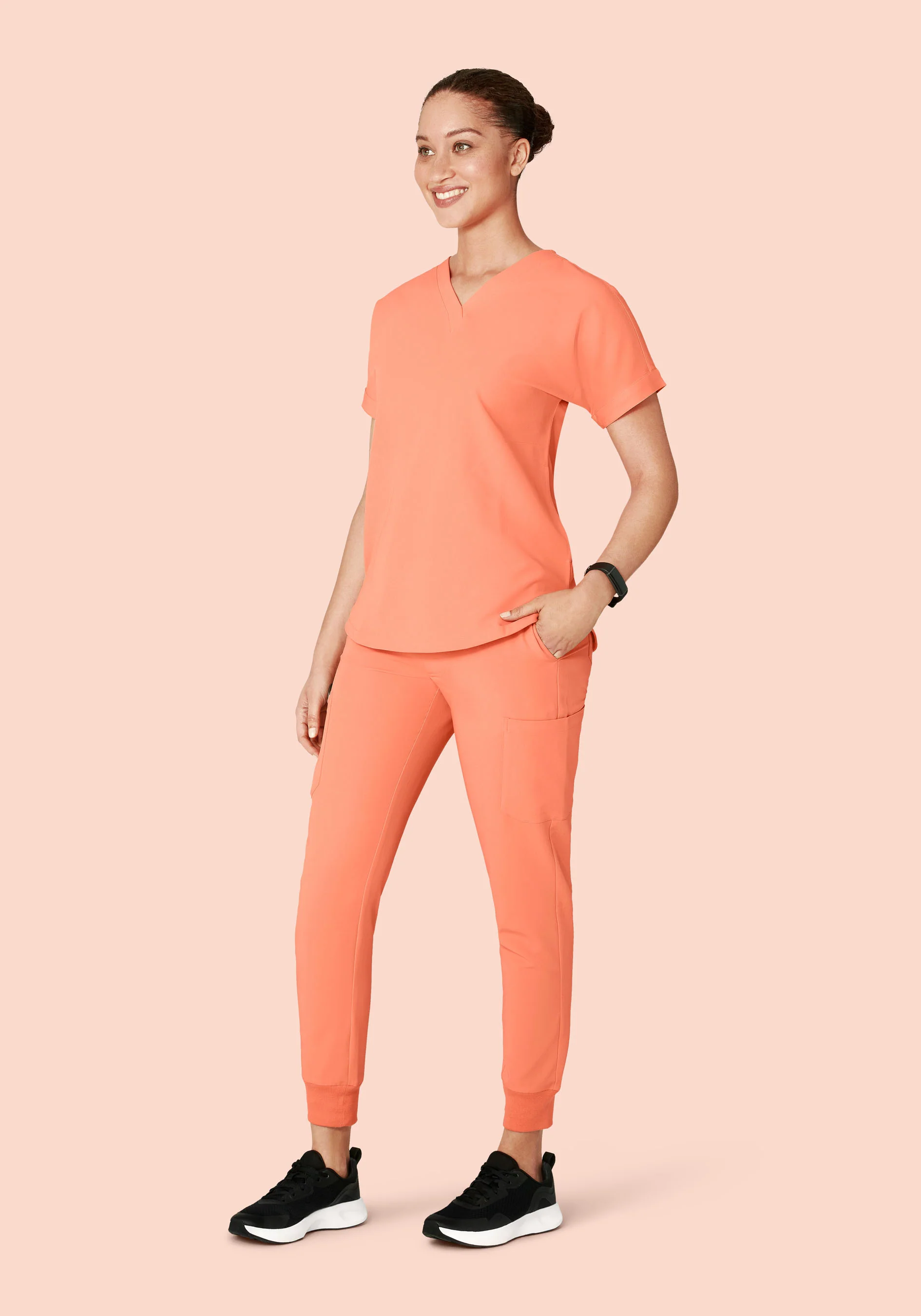 9 Pocket Joggers Peach - Image 4