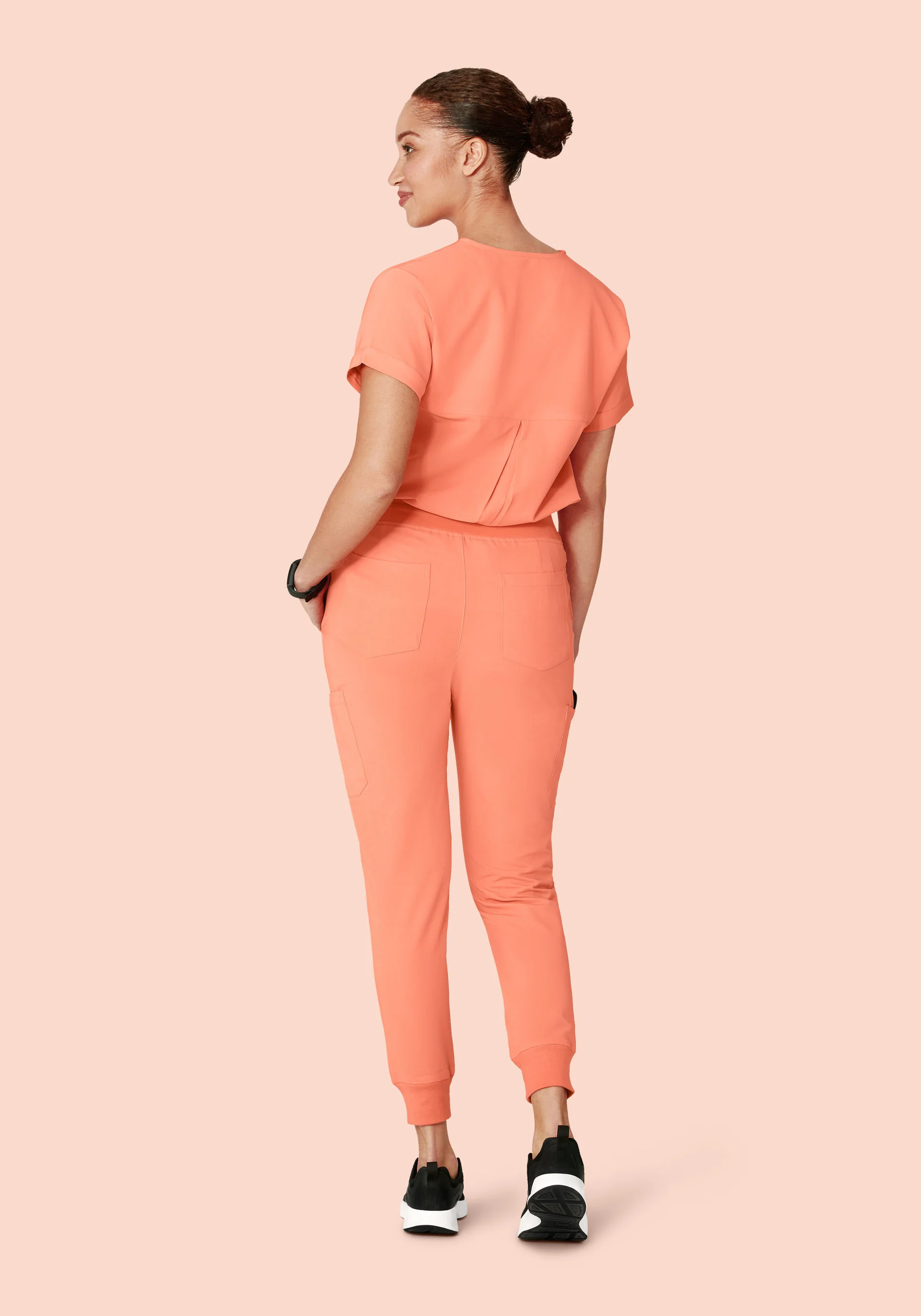 9 Pocket Joggers Peach - Image 5
