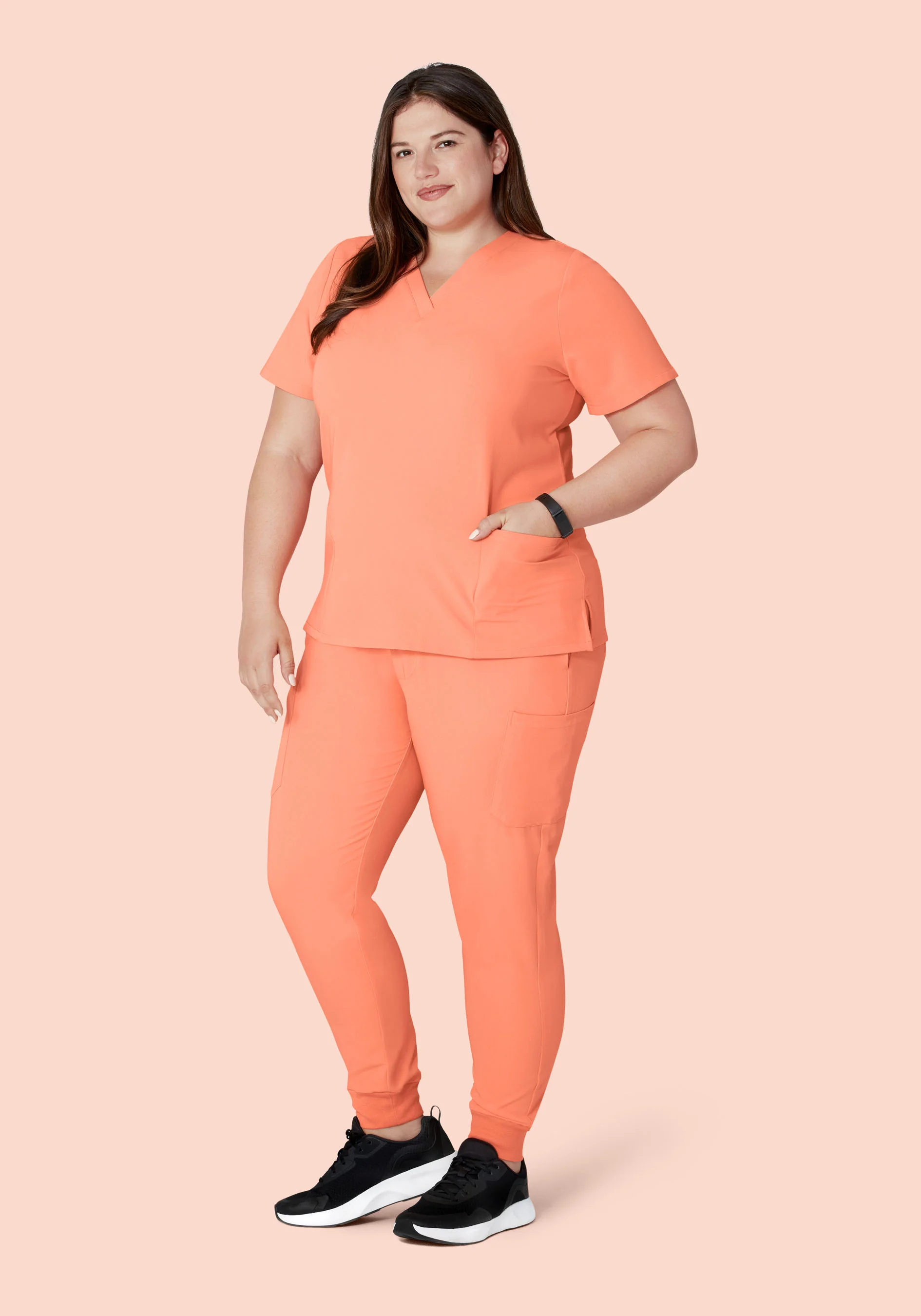 9 Pocket Joggers Peach - Image 9