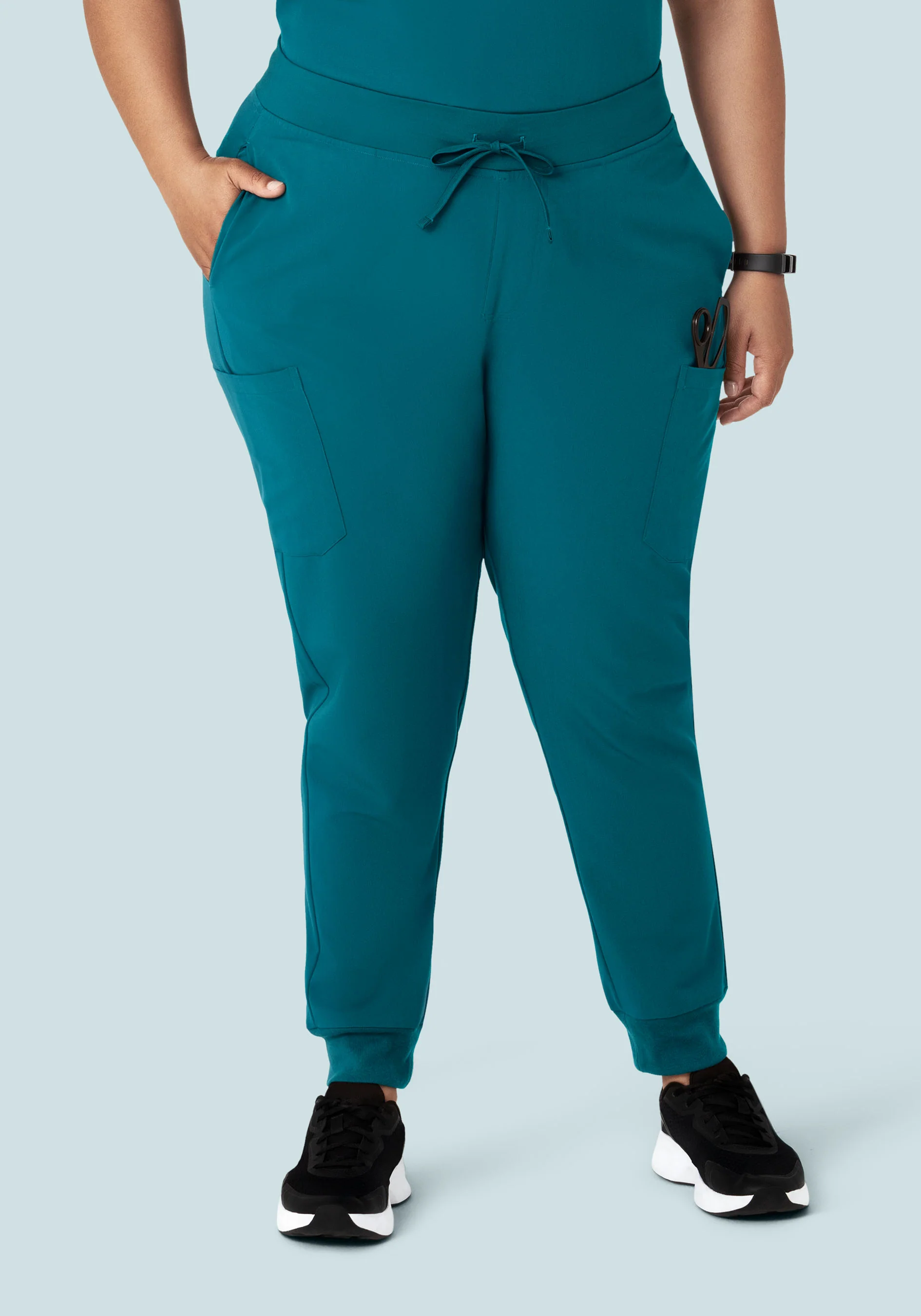 9 Pocket Joggers Peacock - Image 6