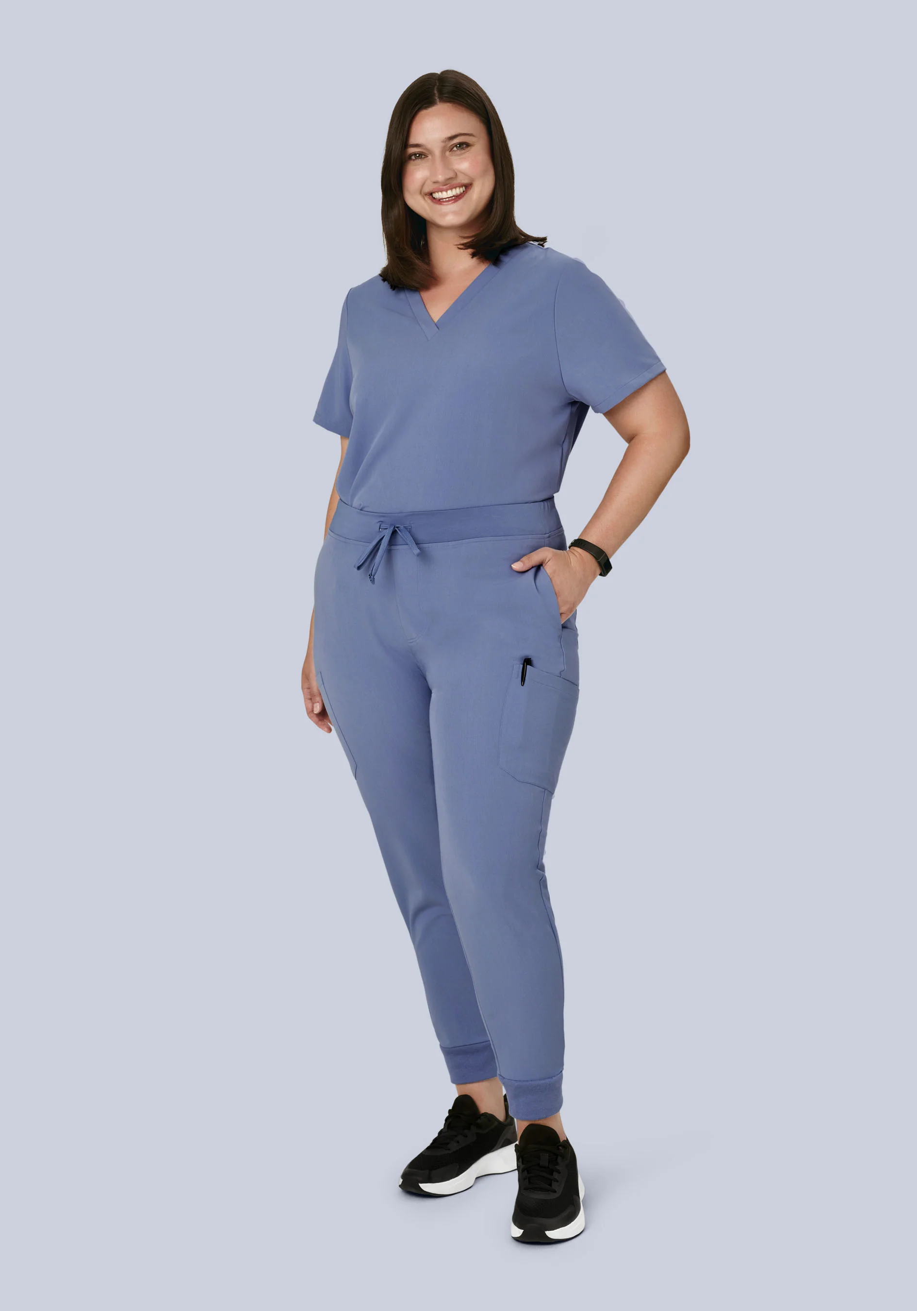 9 Pocket Joggers Periwinkle - Image 5