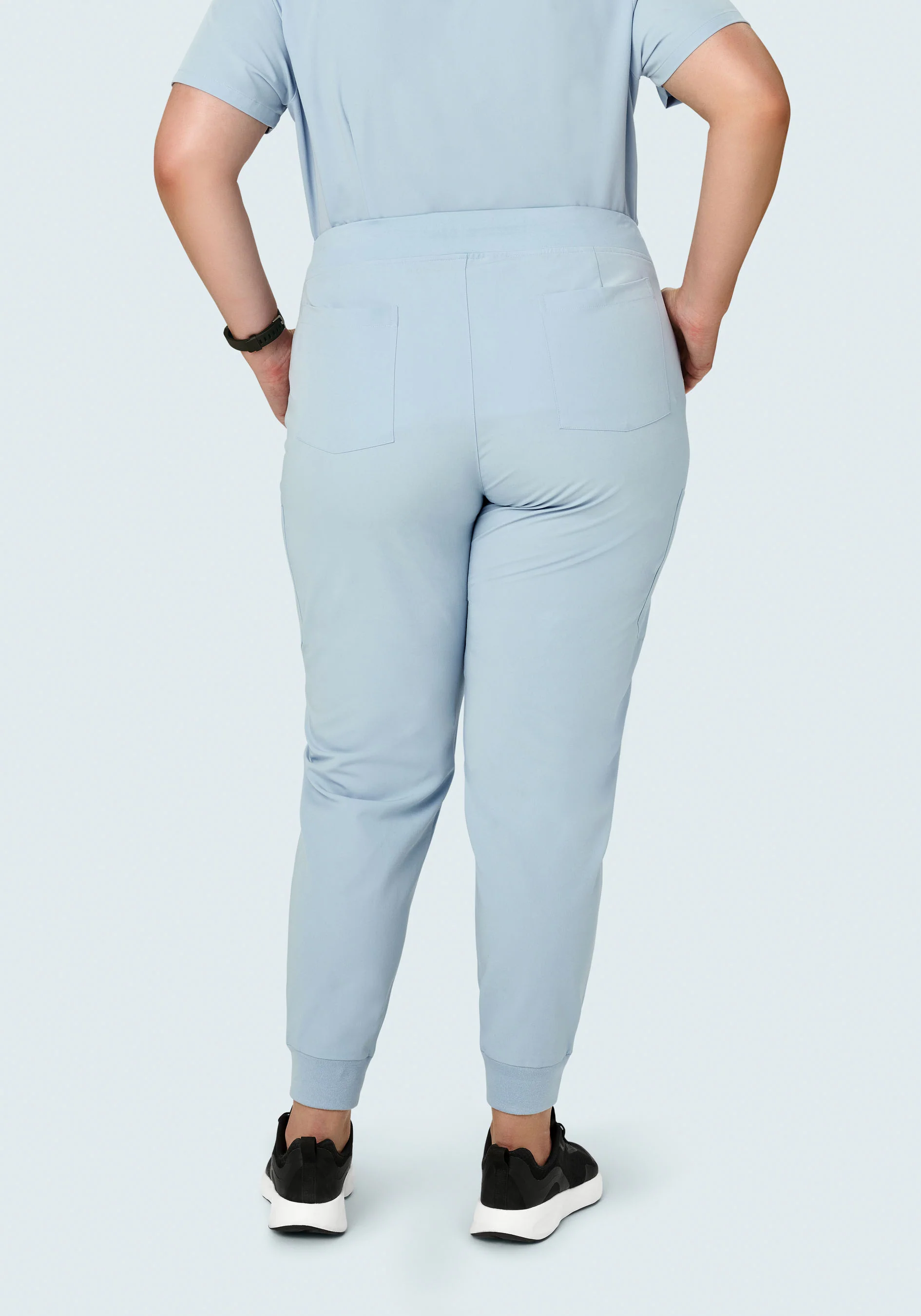 9 Pocket Joggers Powder Blue - Image 10
