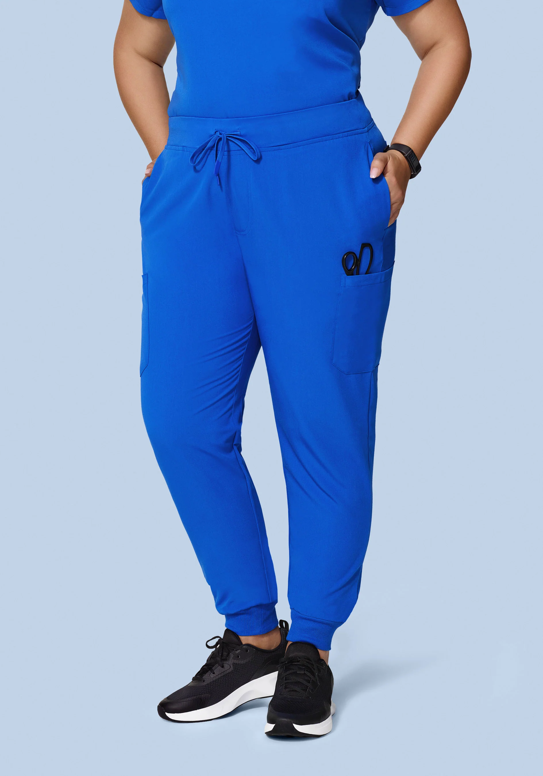 9 Pocket Joggers Royal Blue - Image 5