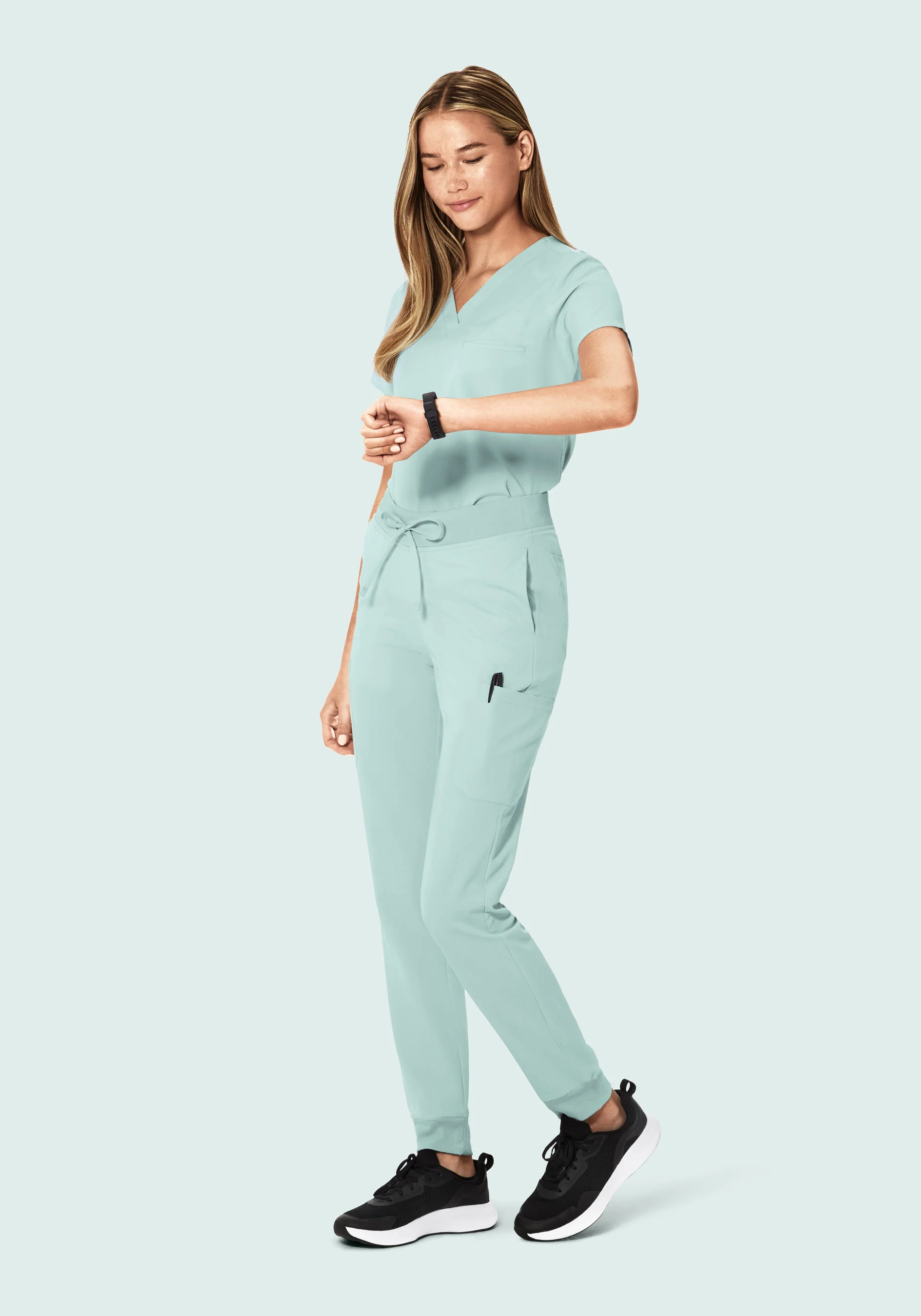 9 Pocket Joggers Sterling Blue - Image 4