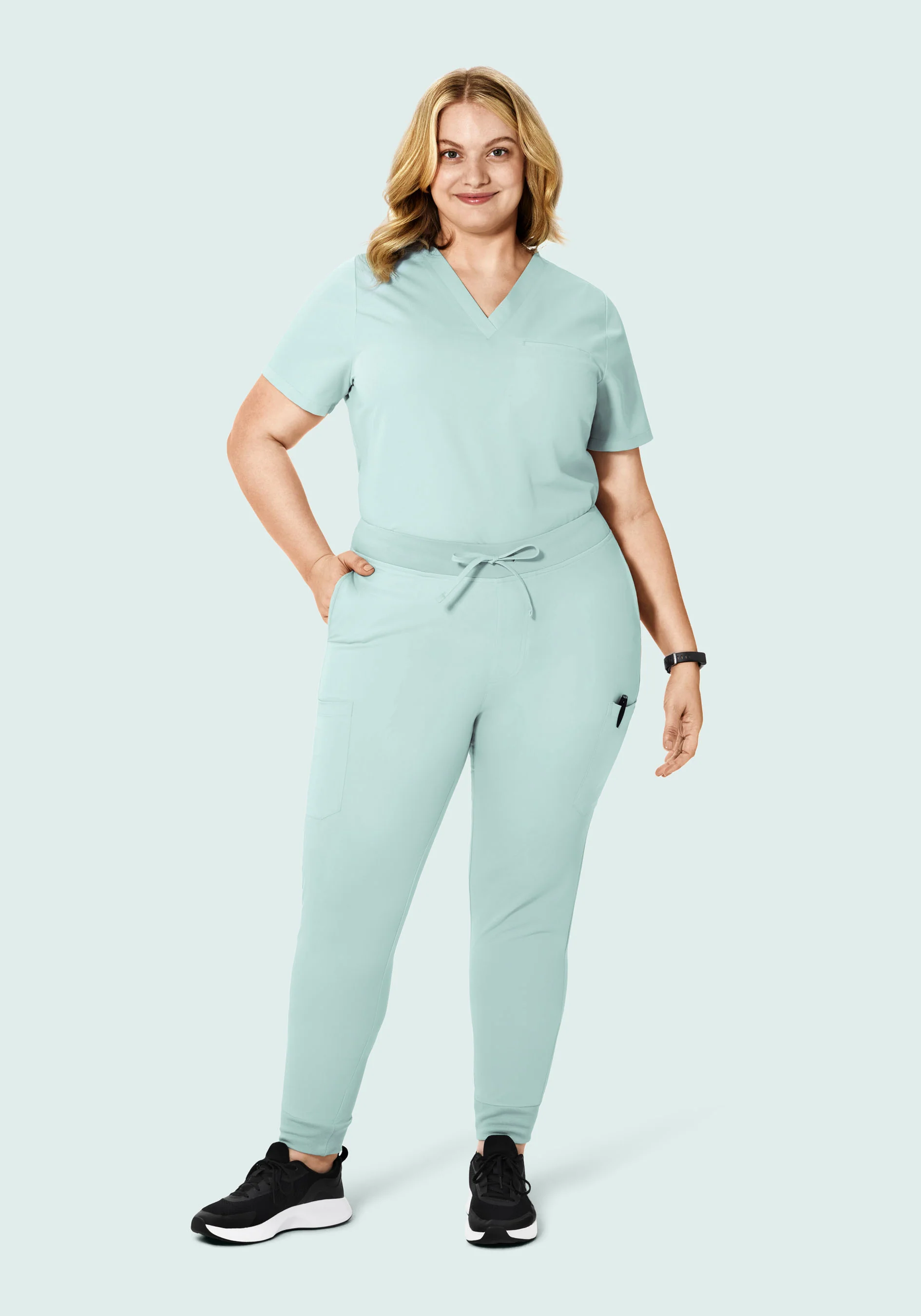 9 Pocket Joggers Sterling Blue - Image 6