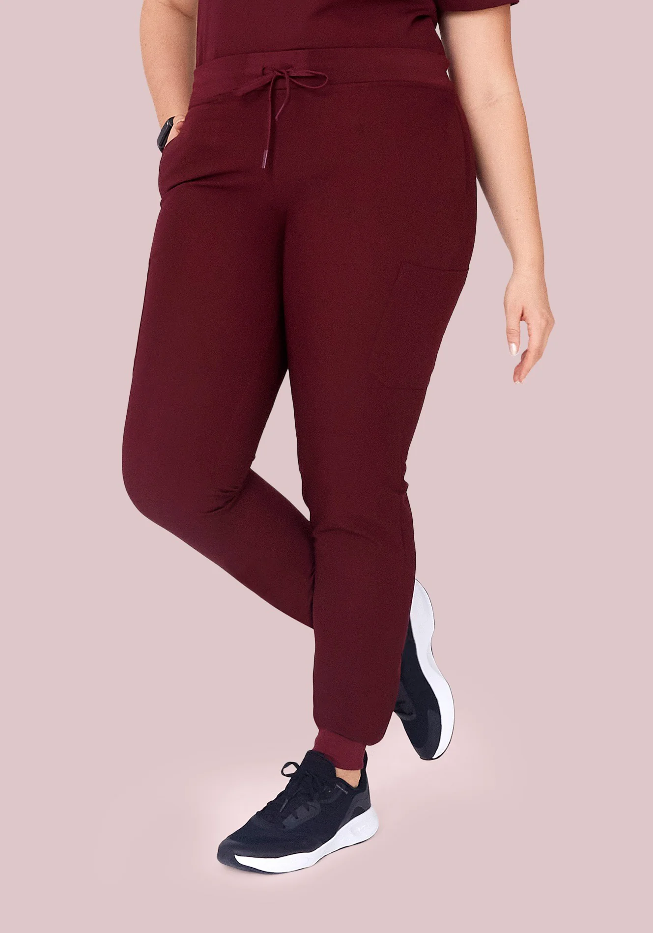 9 Pocket Joggers Wine - Image 5