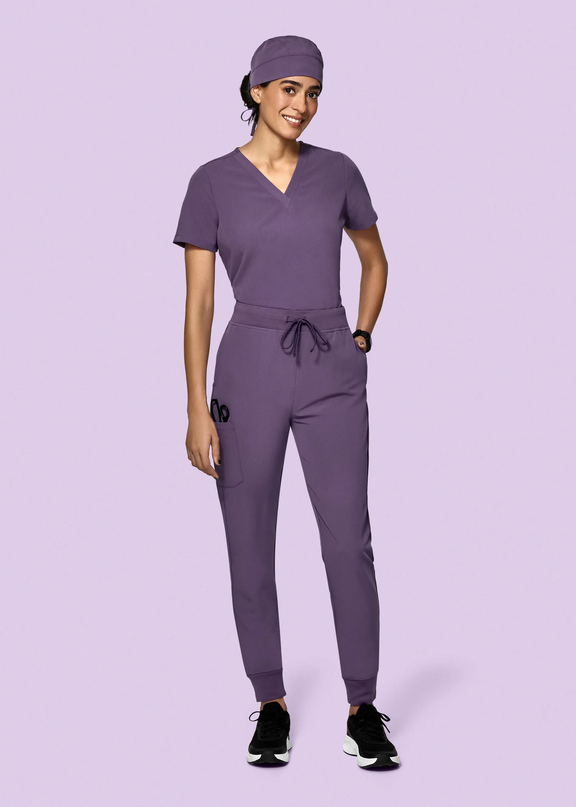 Contemporary Scrub Cap Dewberry - Image 3