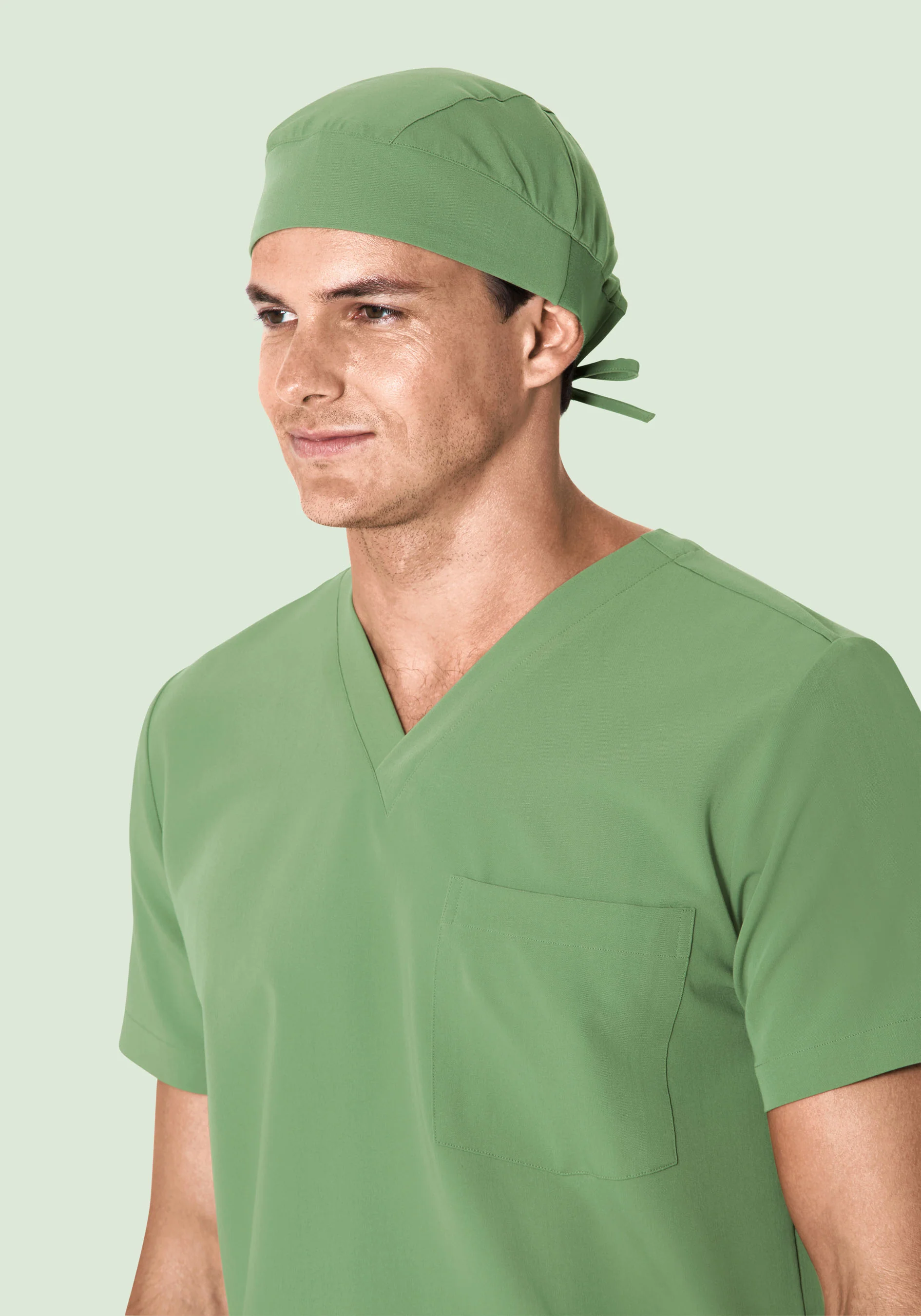 Contemporary Scrub Cap Hazel Green - Image 3