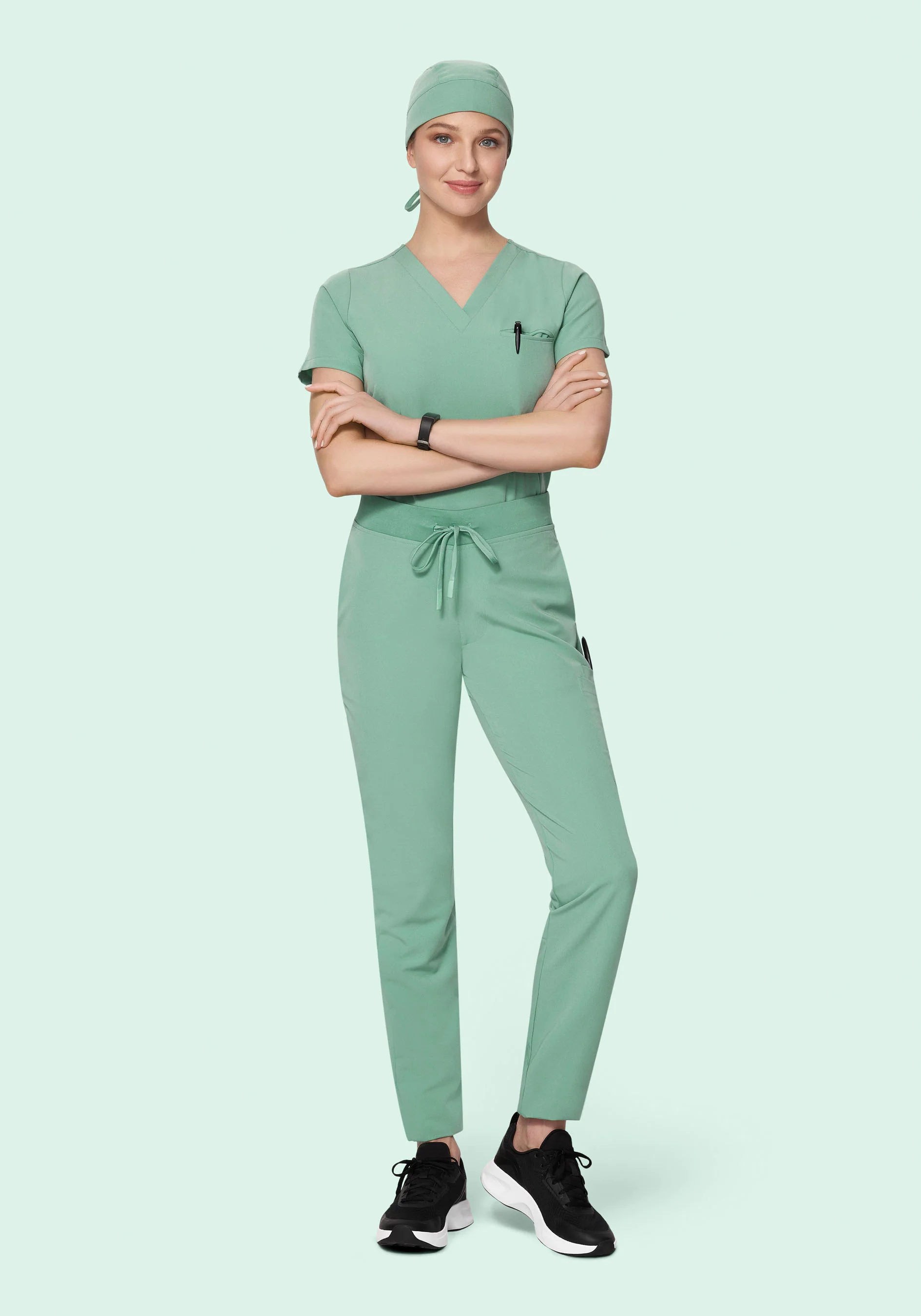 Contemporary Scrub Cap Jade - Image 5