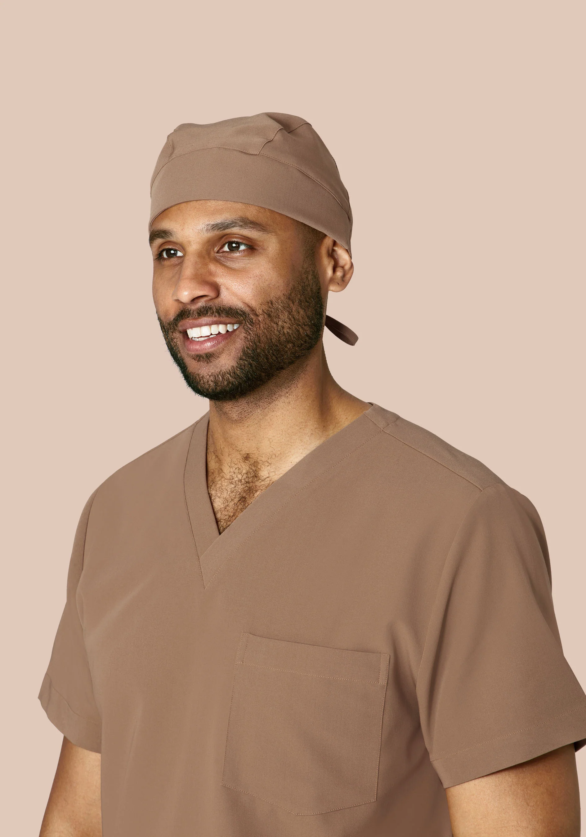 Contemporary Scrub Cap Mocha - Image 3