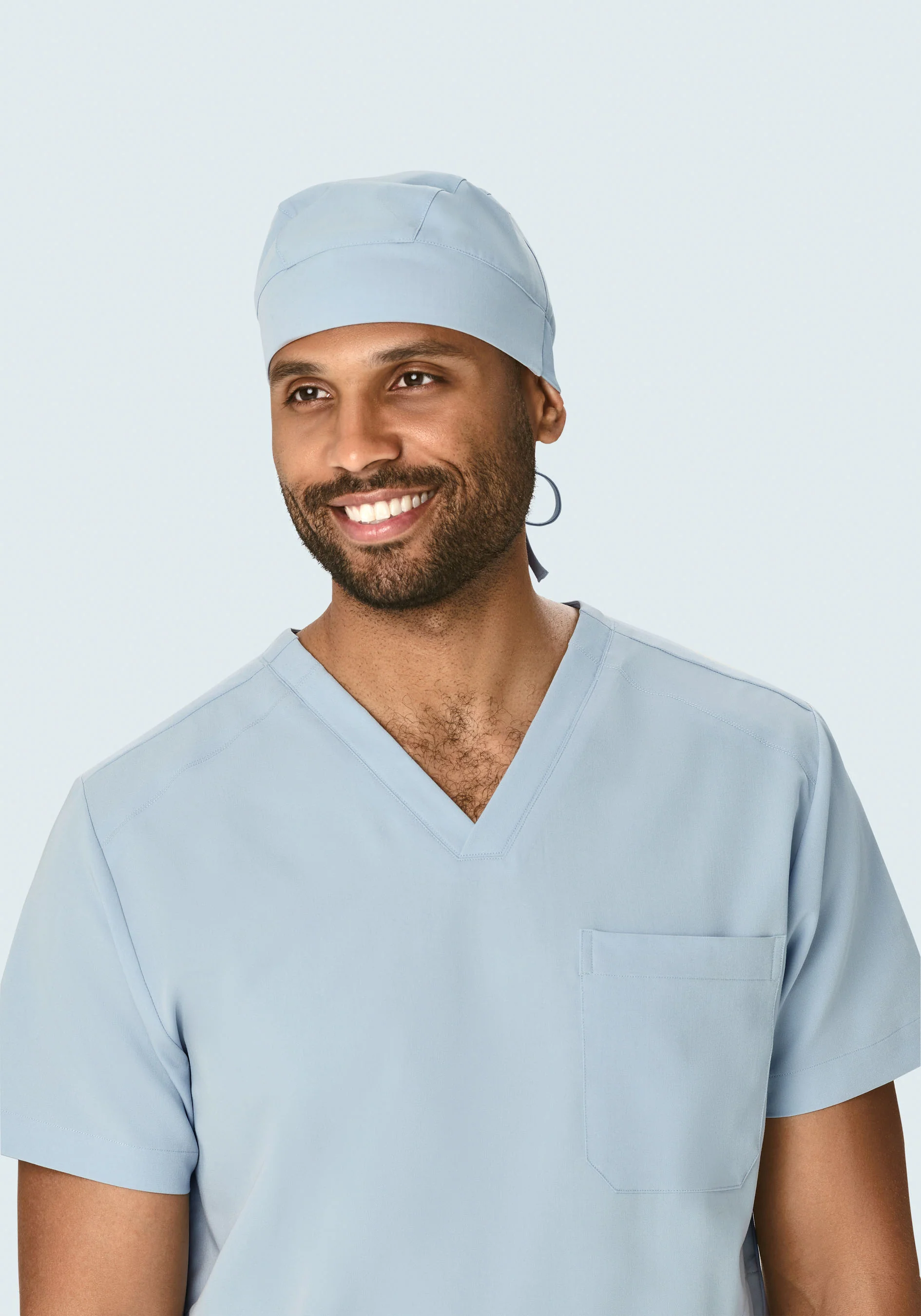 Contemporary Scrub Cap Powder Blue - Image 3