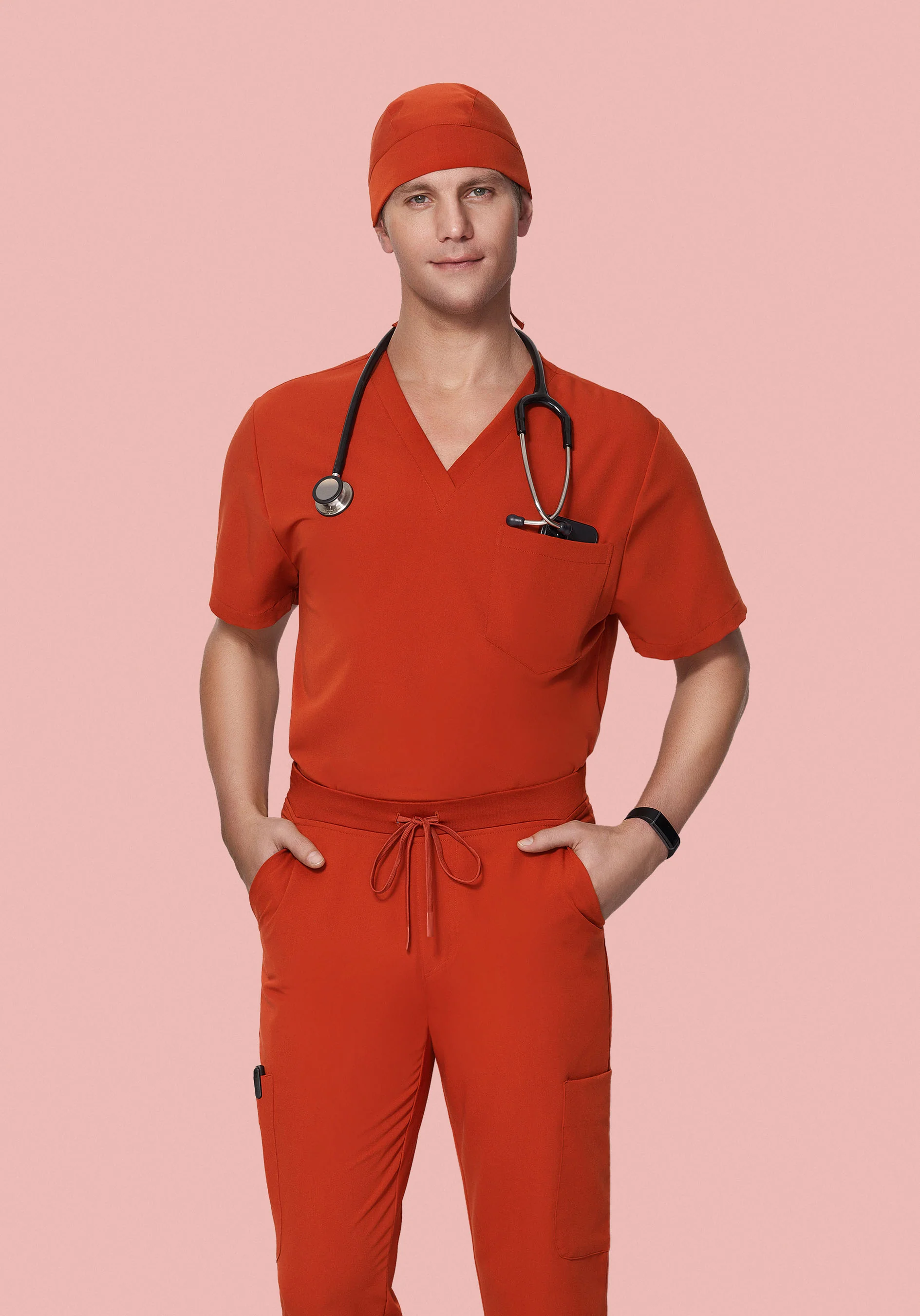 Contemporary Scrub Cap Rust - Image 3