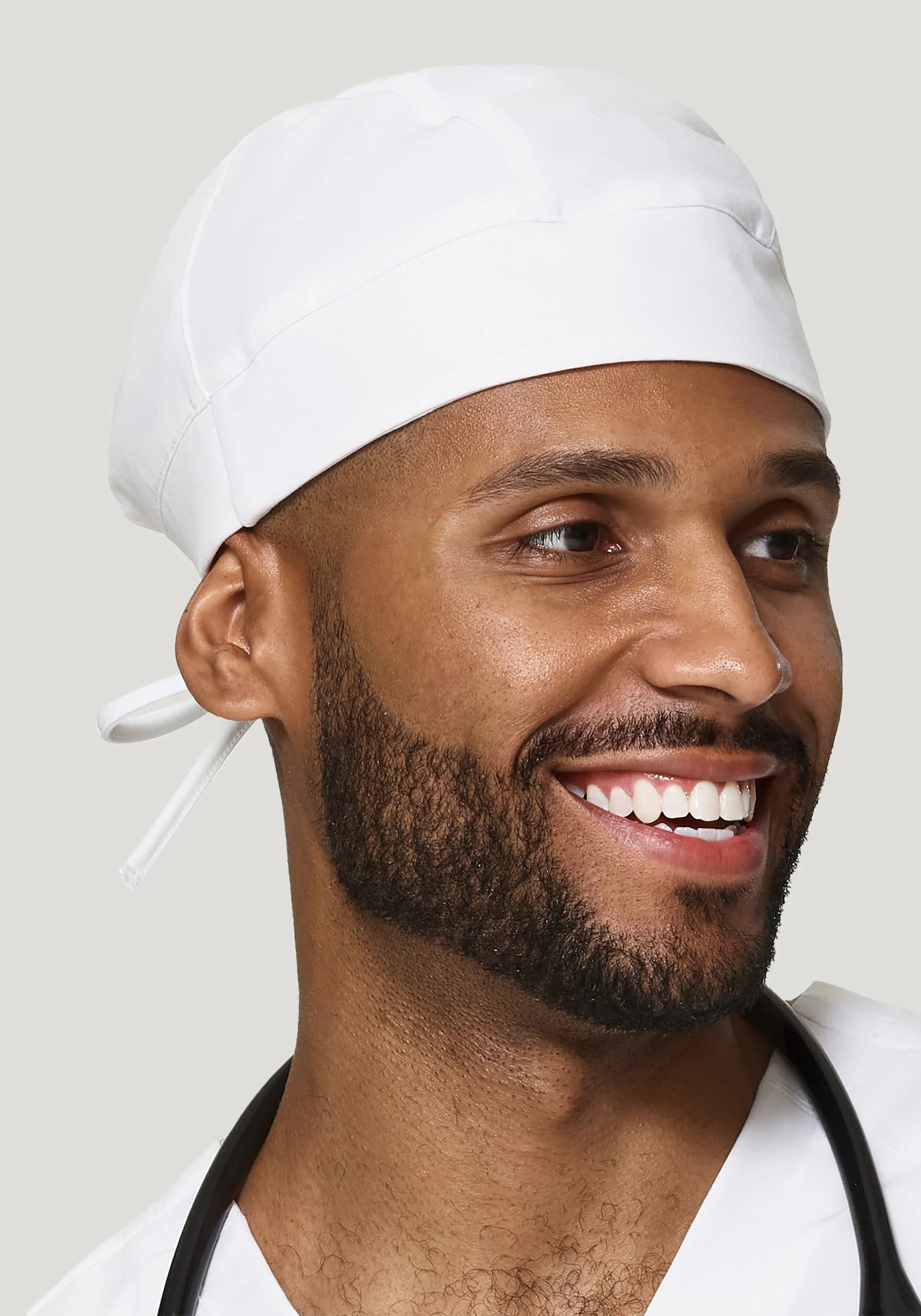 Contemporary Scrub Cap White - Image 3