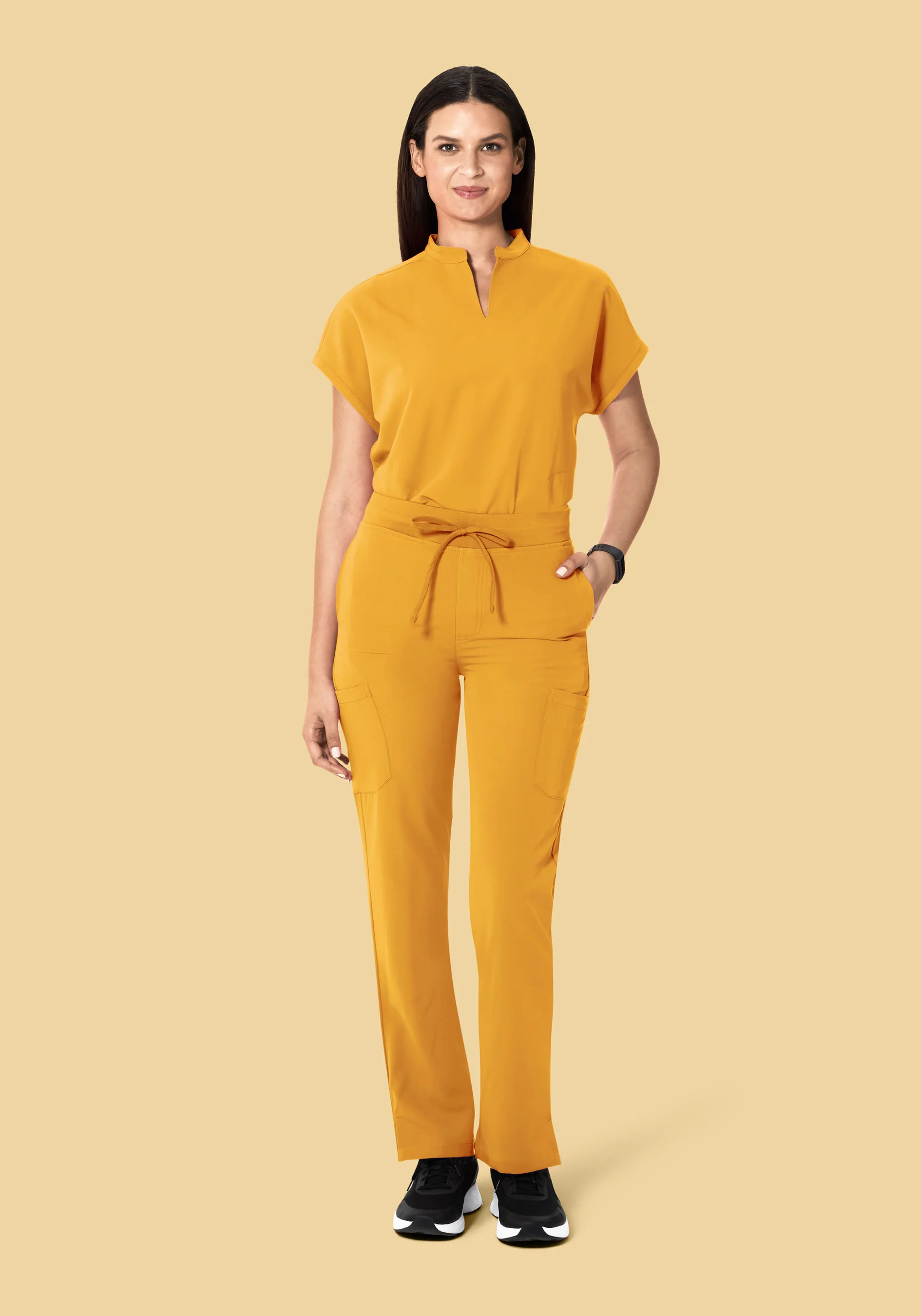 High Waisted Cargos Honey - Image 3