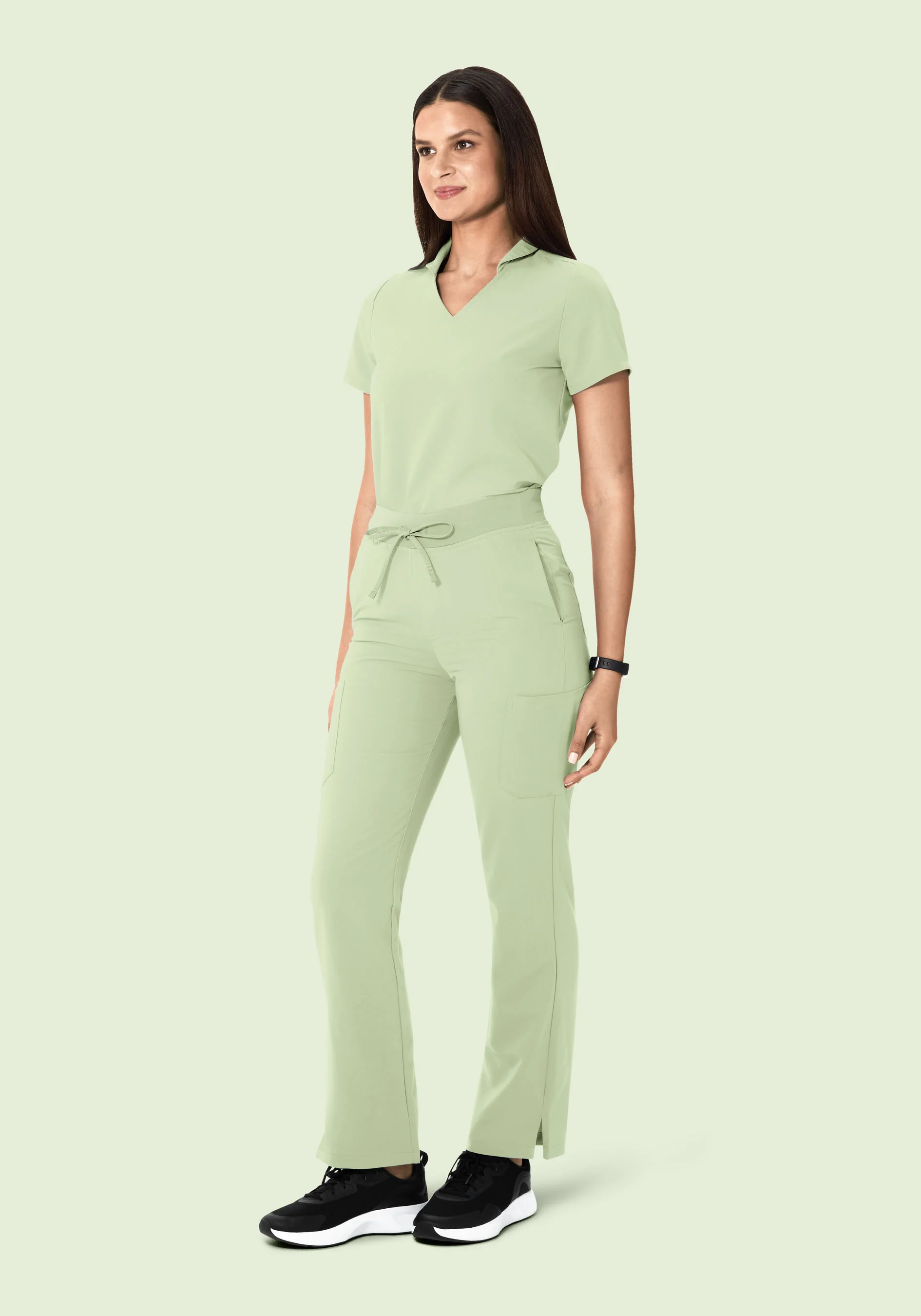High Waisted Cargos Matcha - Image 5