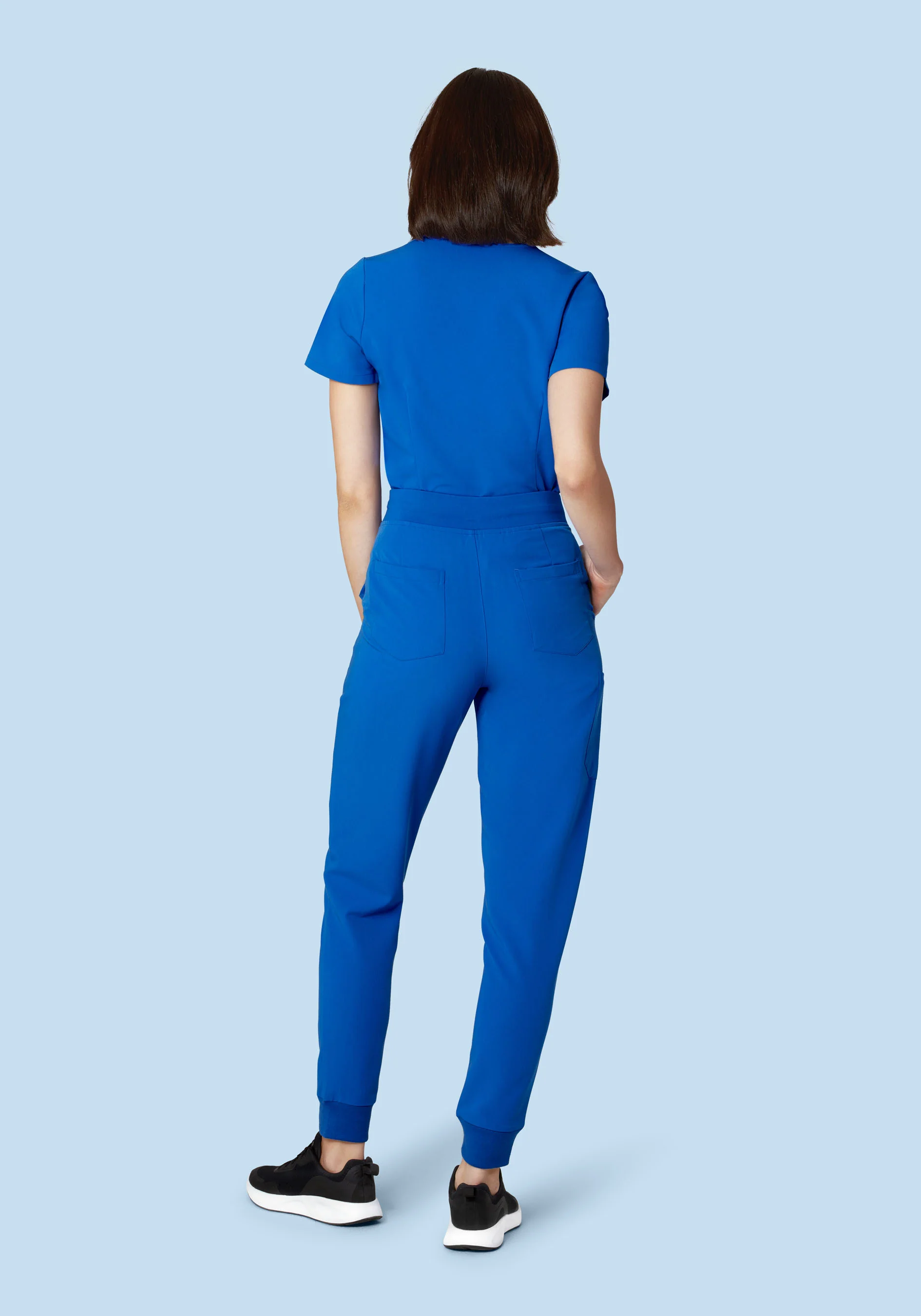 High Waisted Joggers Cobalt - Image 5