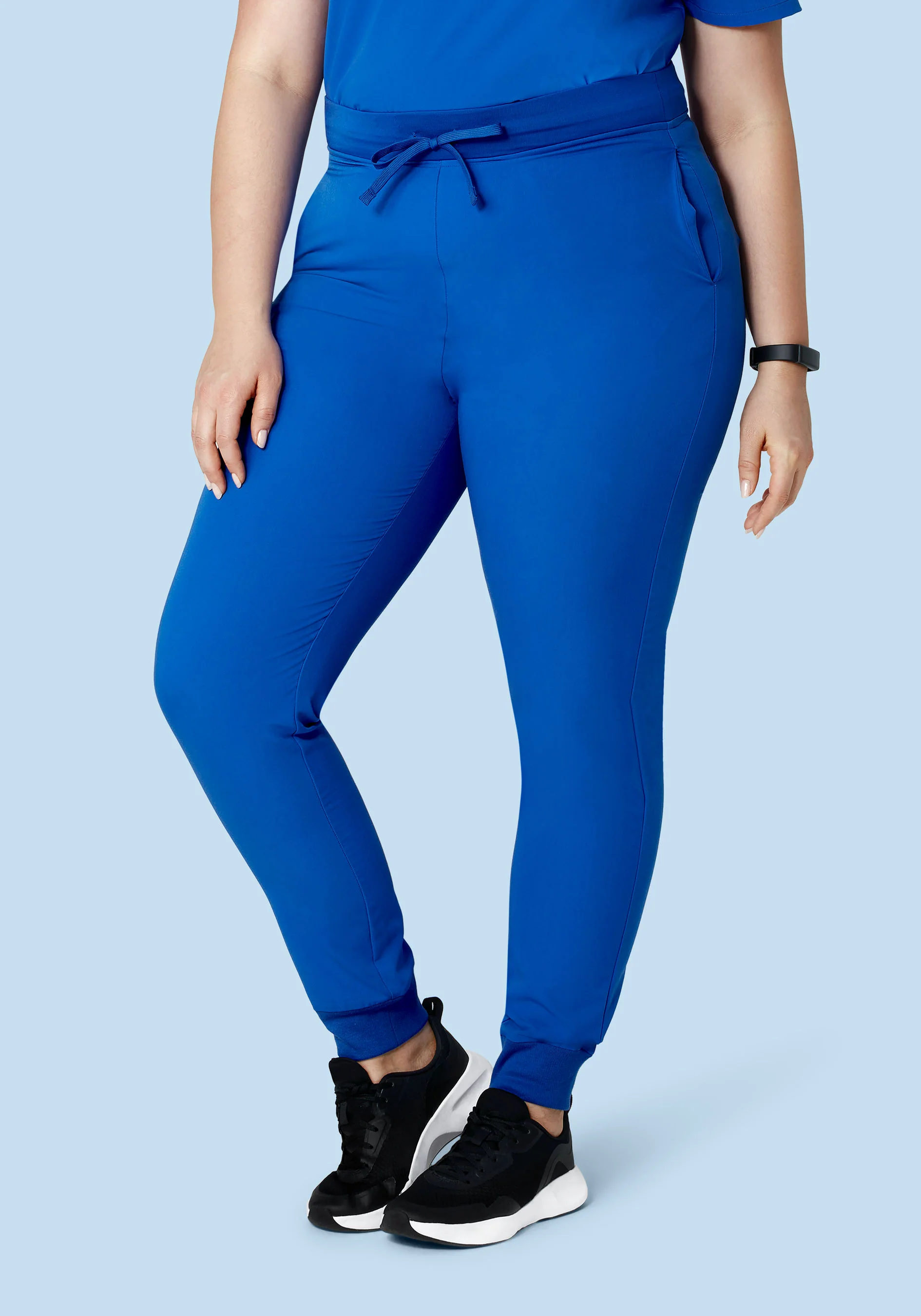 High Waisted Joggers Cobalt - Image 7