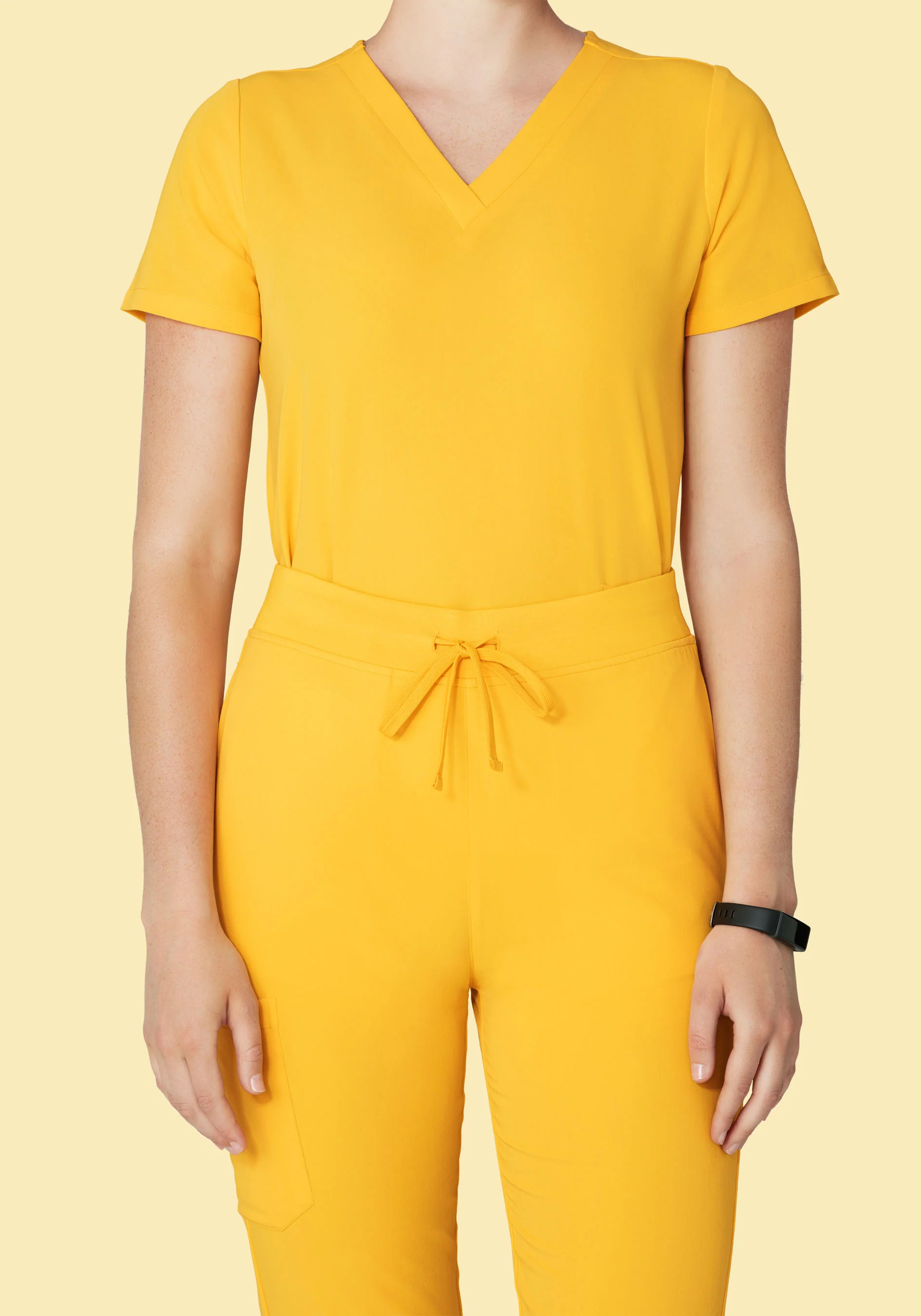 High Waisted Joggers Daffodil - Image 3