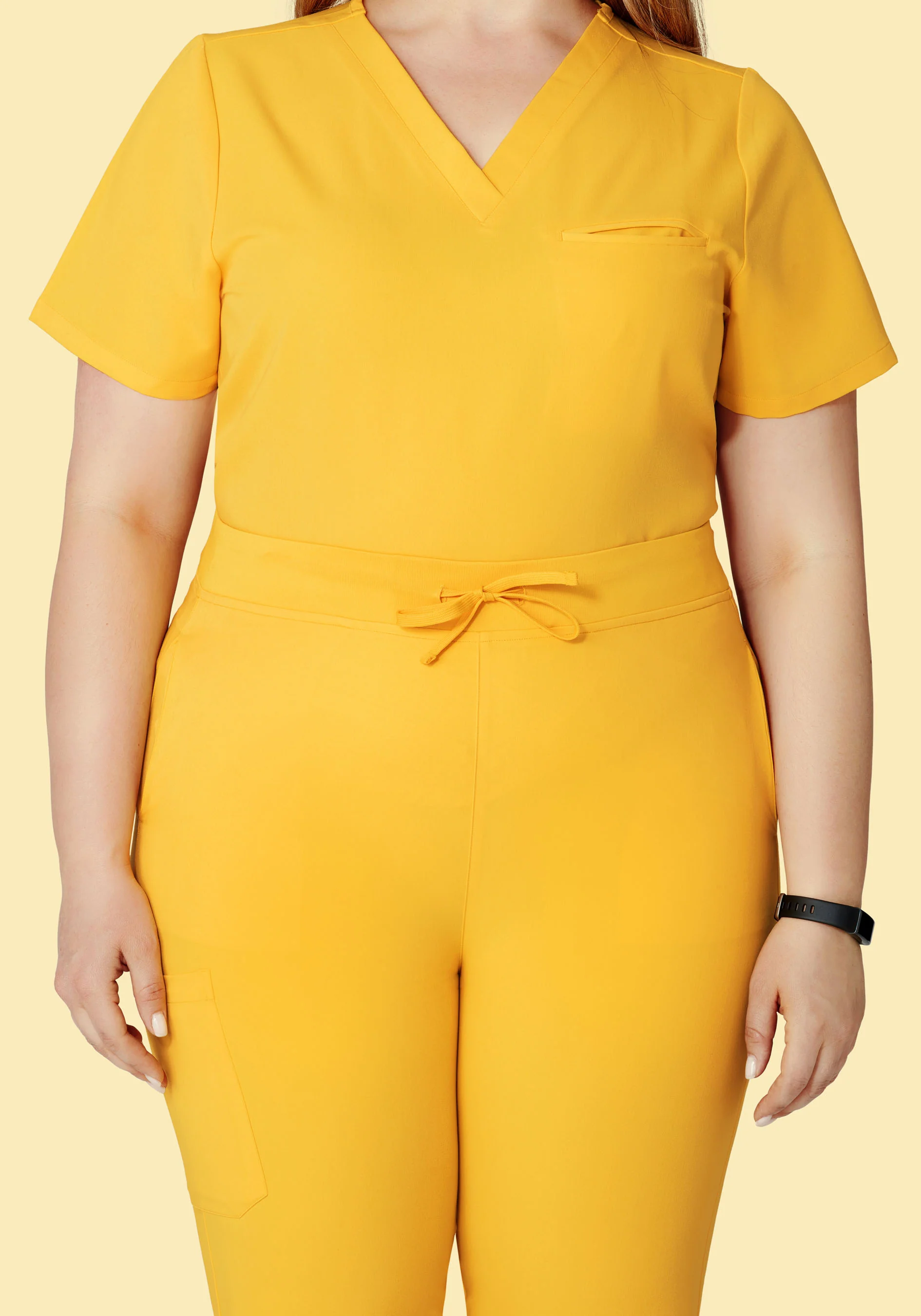 High Waisted Joggers Daffodil - Image 7