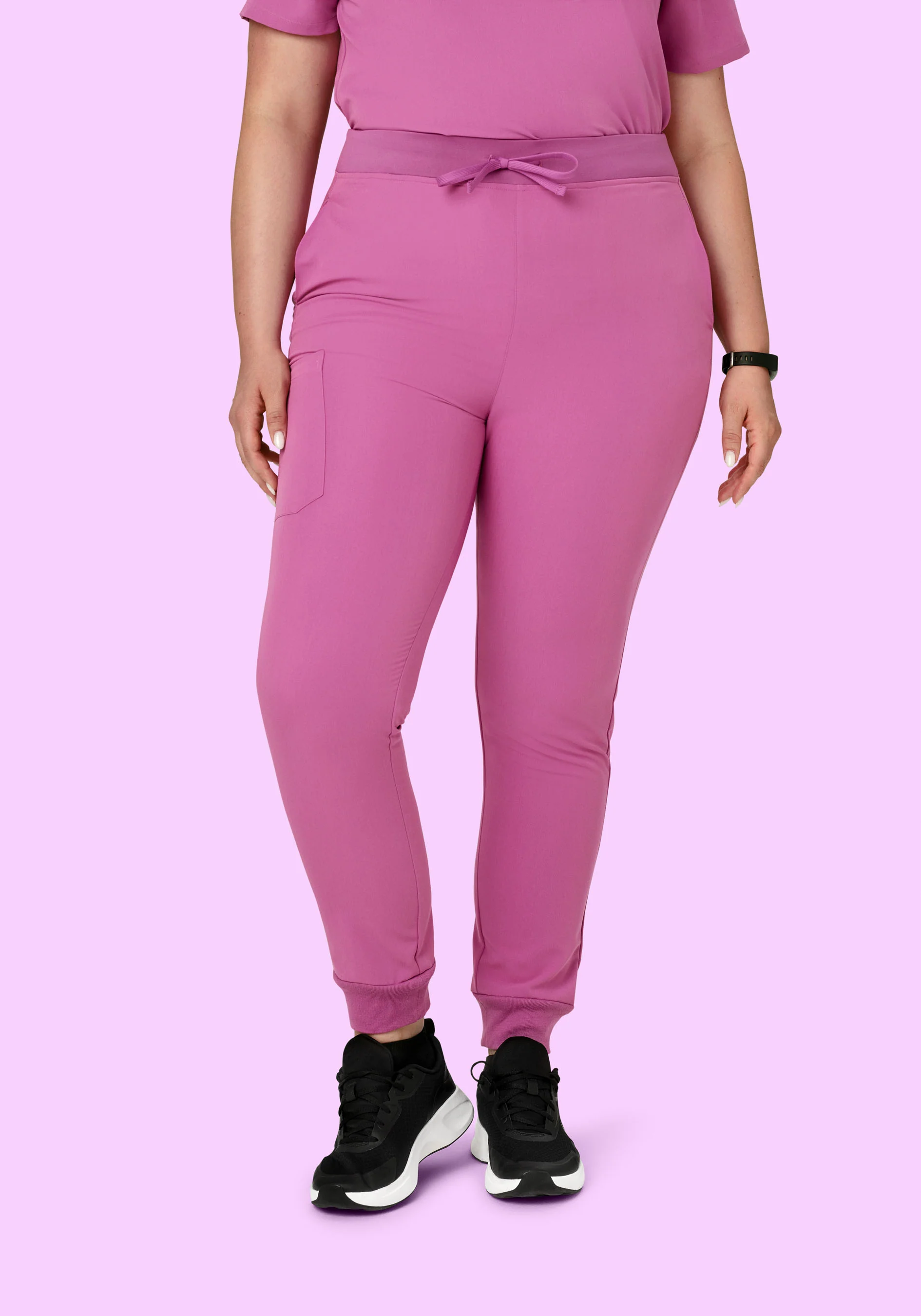 High Waisted Joggers Dahlia - Image 5