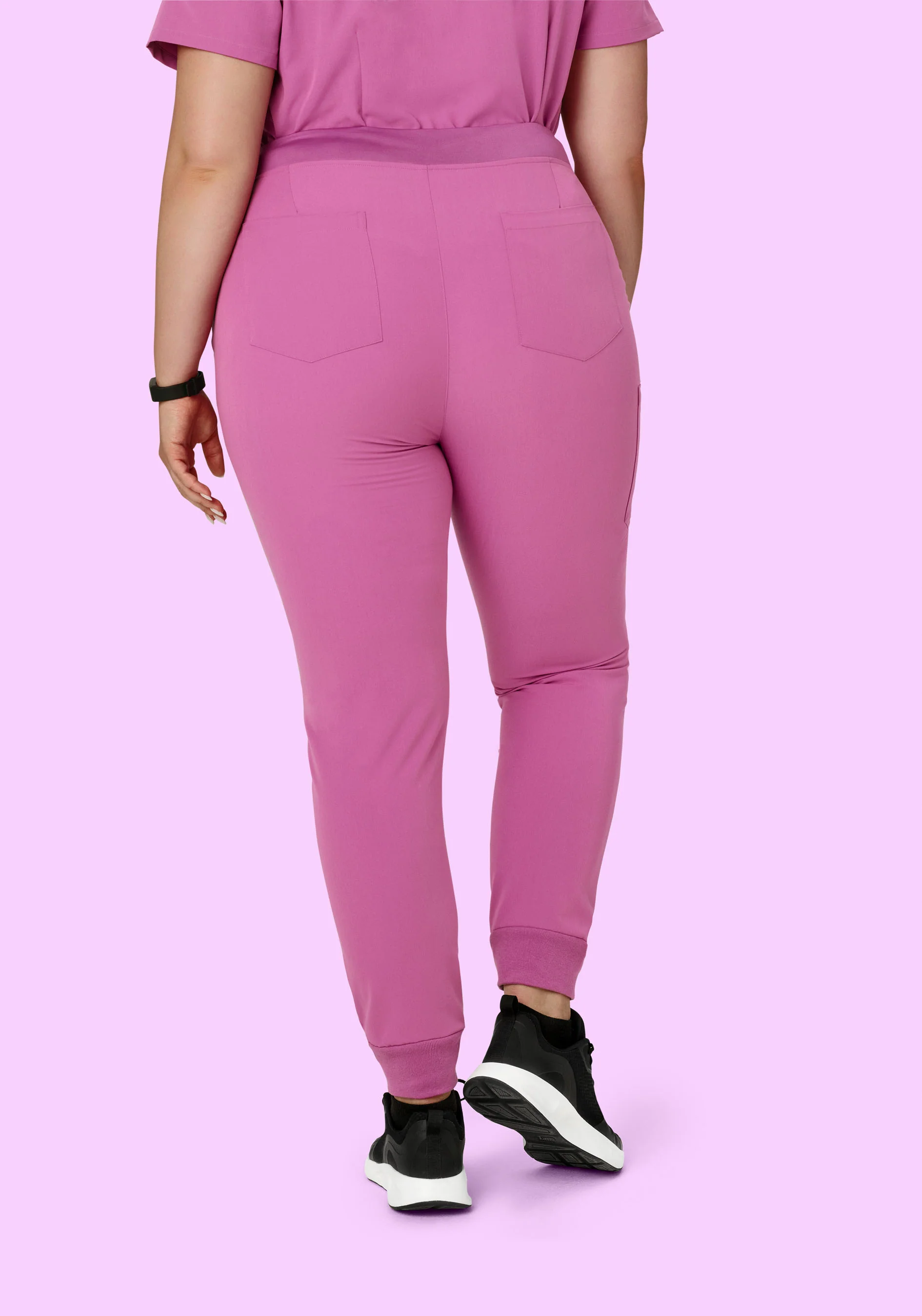 High Waisted Joggers Dahlia - Image 7