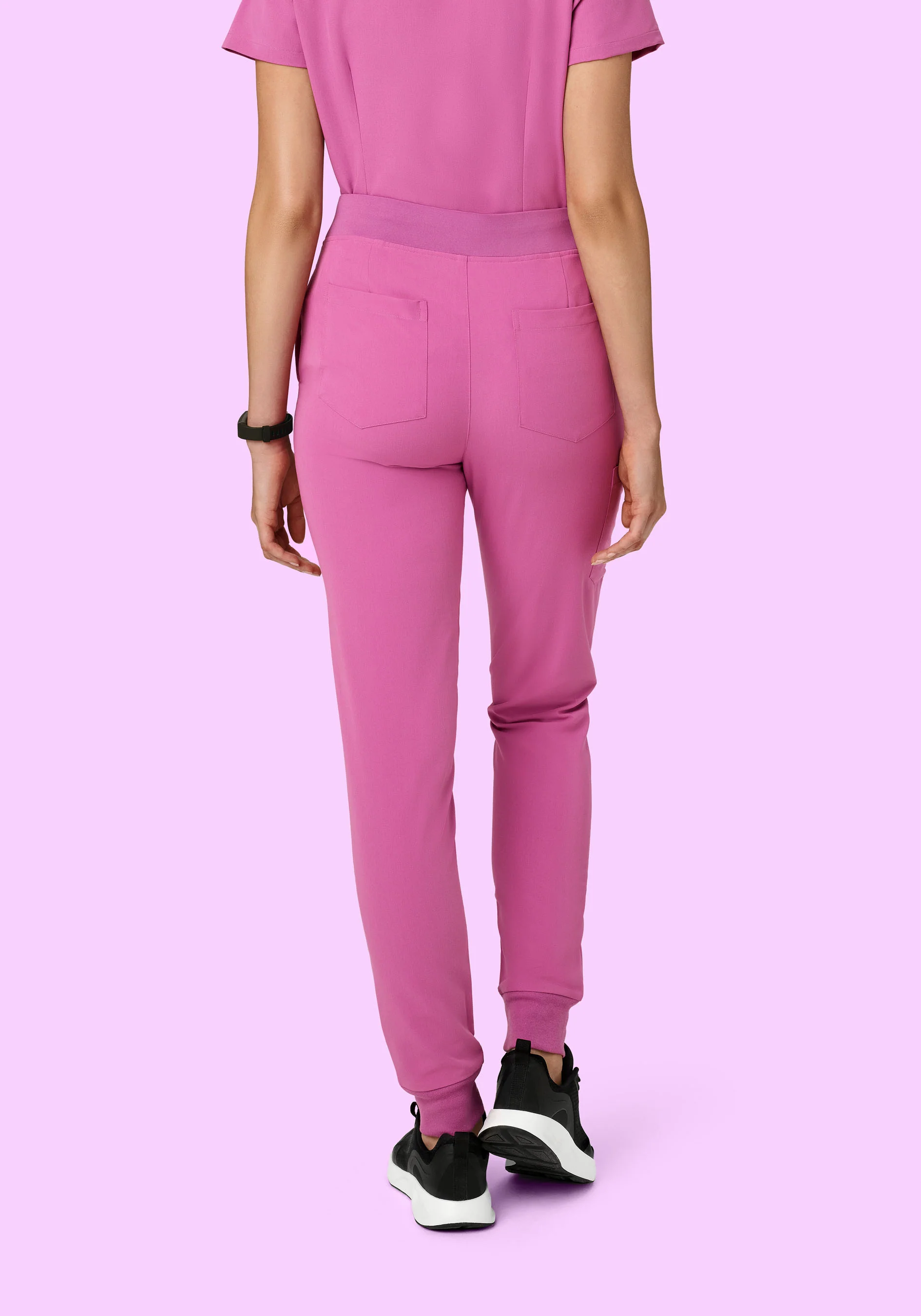 High Waisted Joggers Dahlia - Image 8