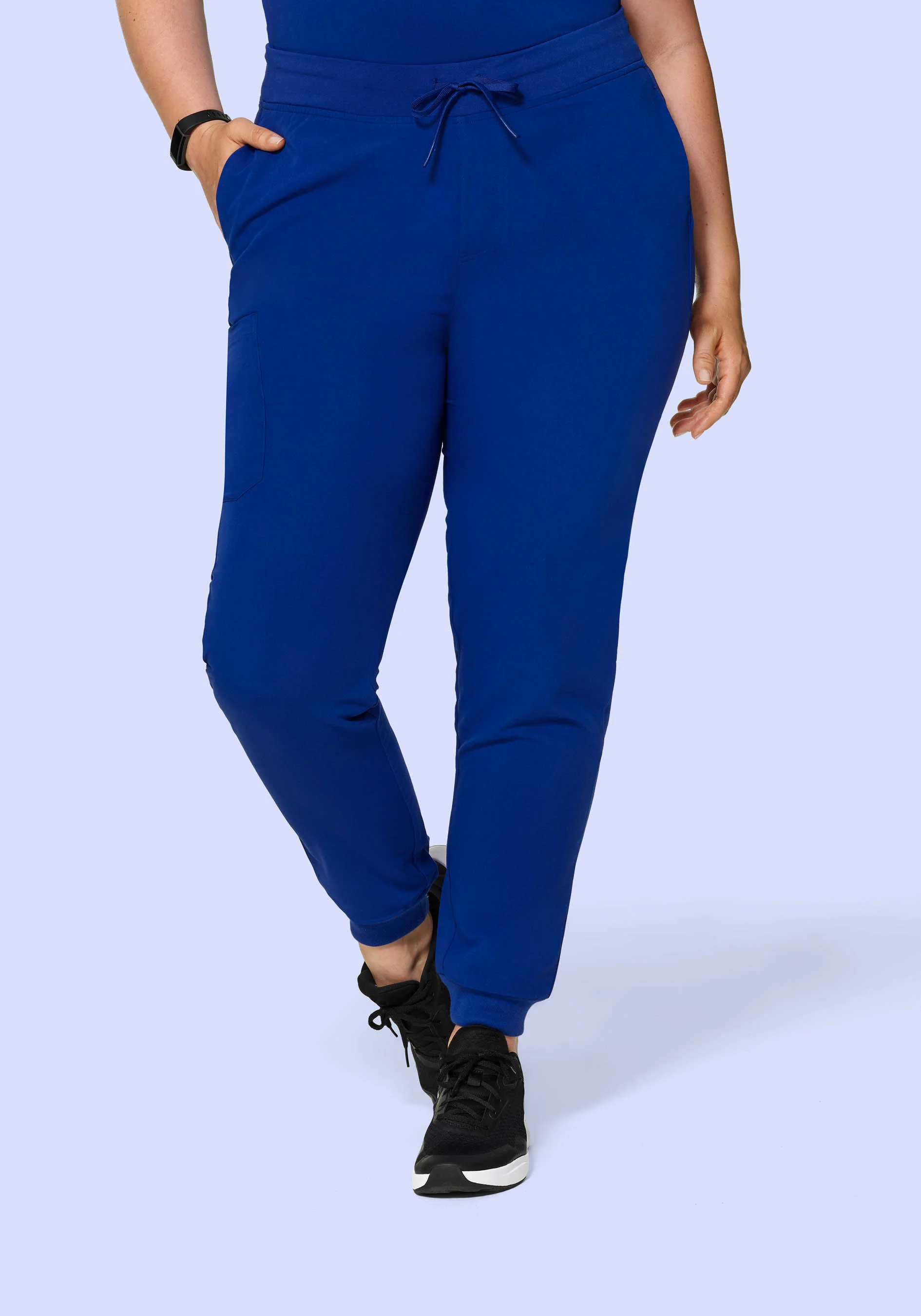High Waisted Joggers Galaxy Blue - Image 8