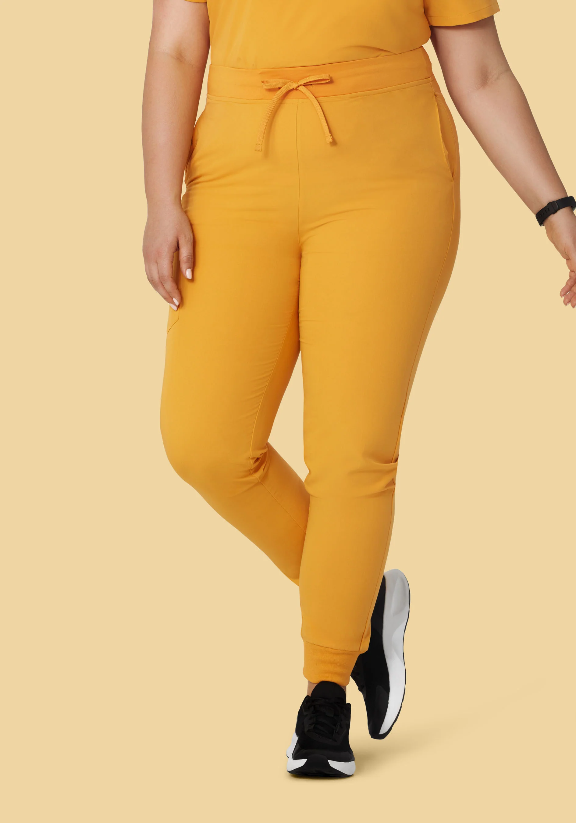 High Waisted Joggers Honey - Image 7