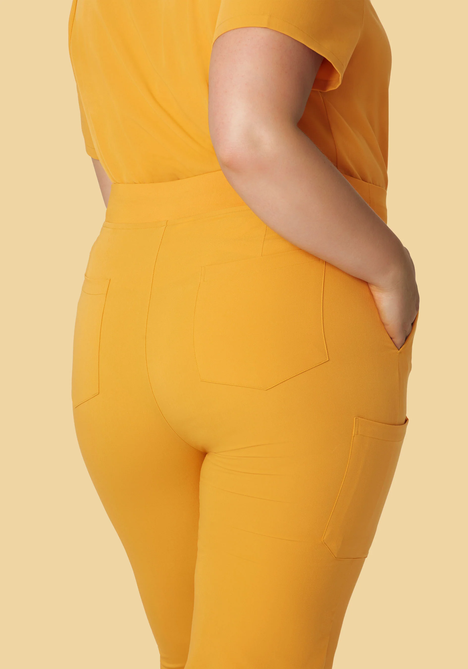 High Waisted Joggers Honey - Image 8