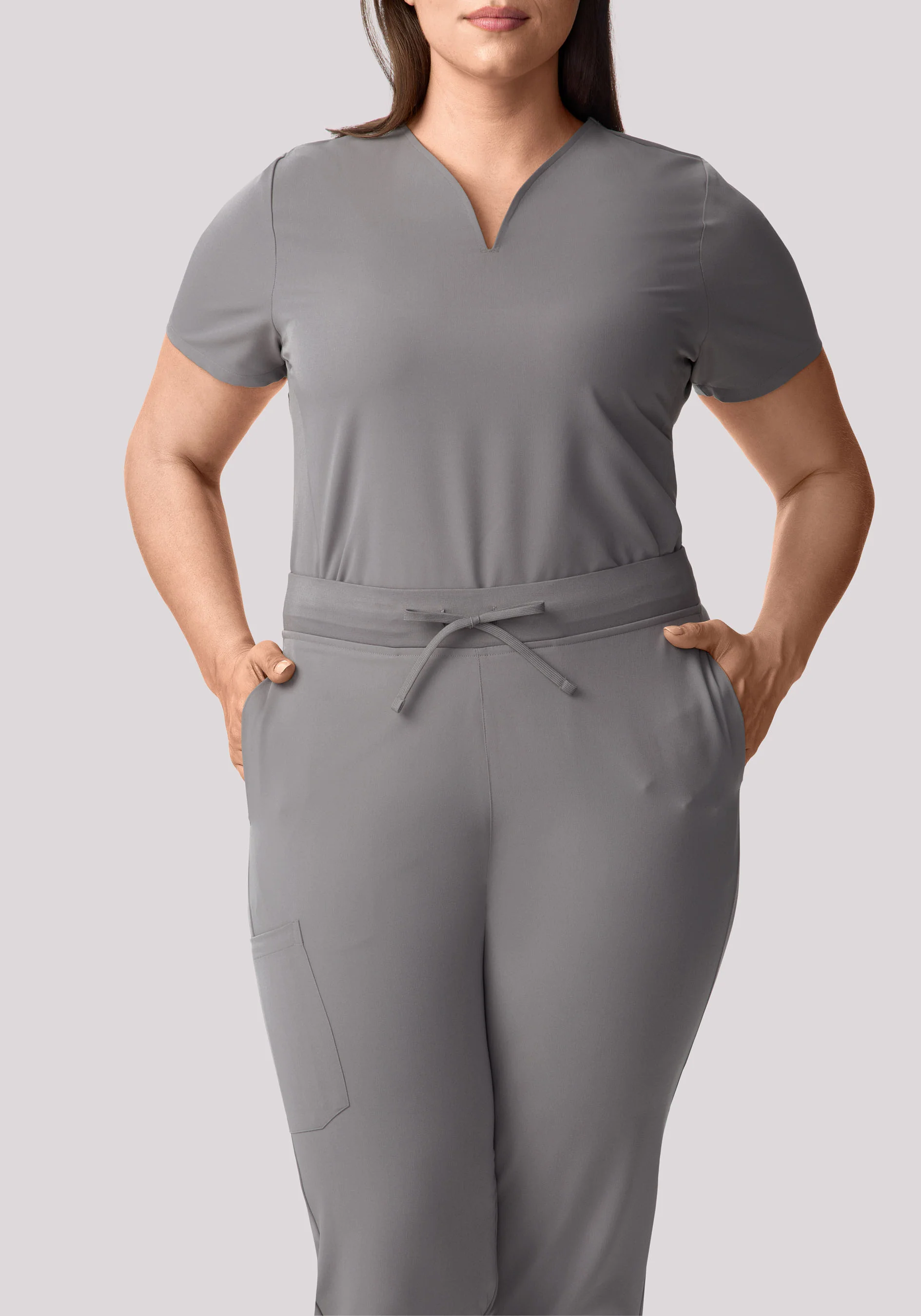 High Waisted Joggers Oslo Gray - Image 5