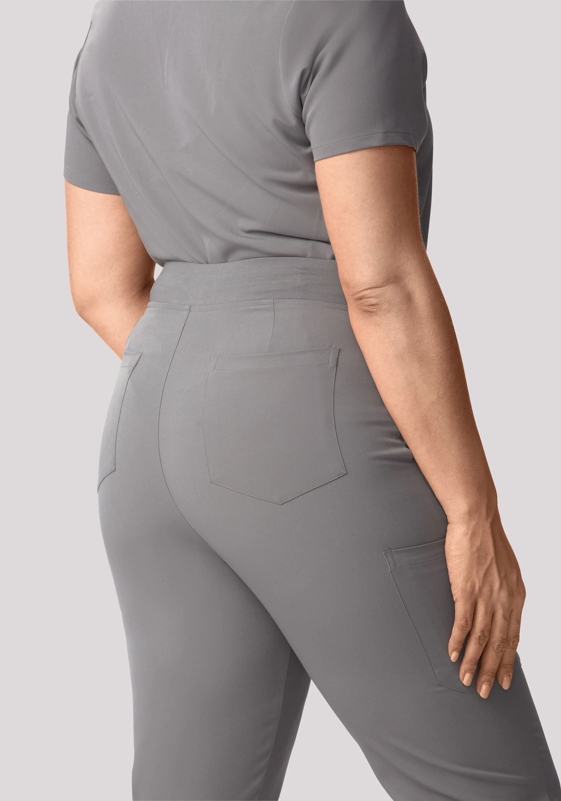 High Waisted Joggers Oslo Gray - Image 6