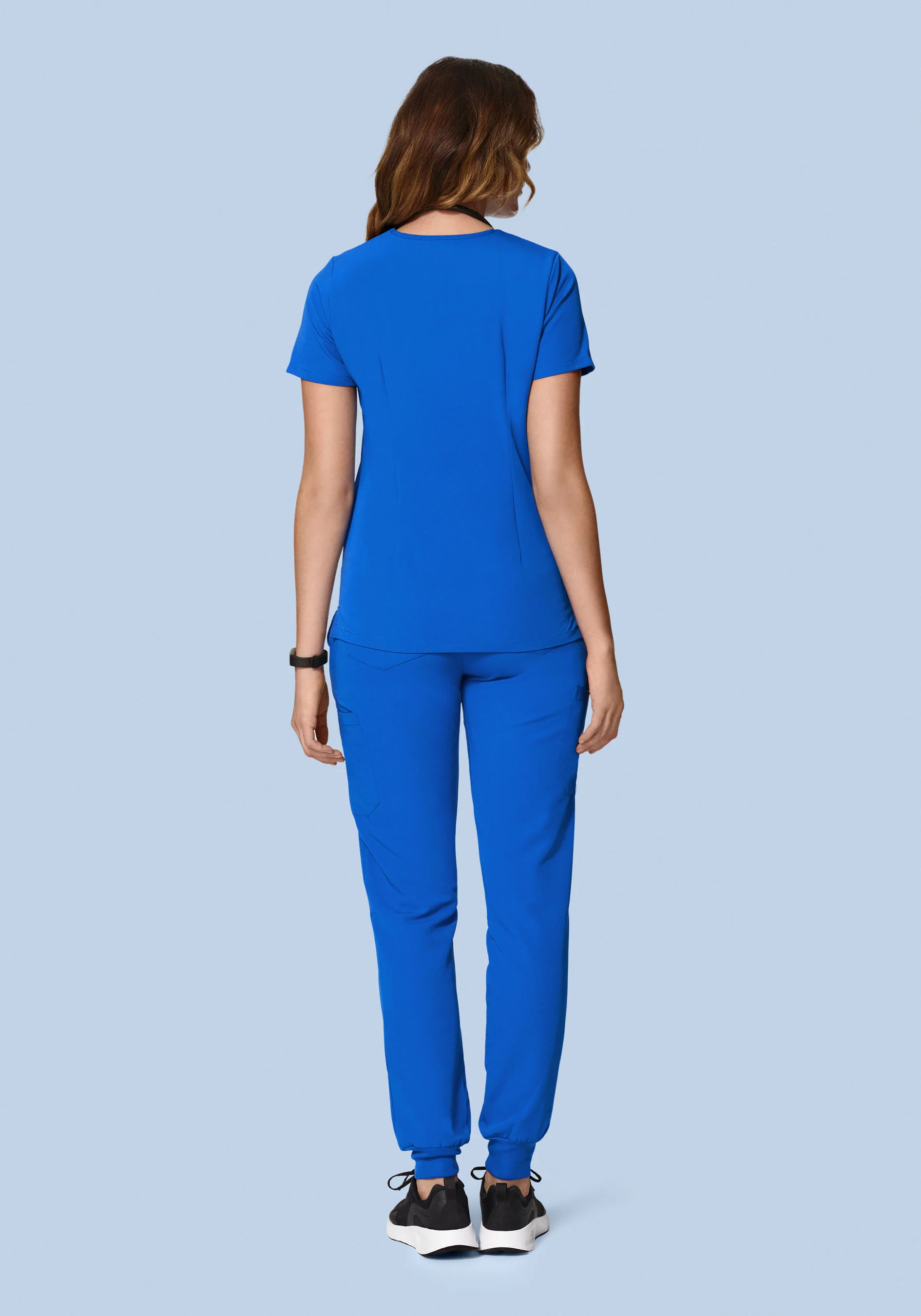 High Waisted Joggers Royal Blue - Image 6