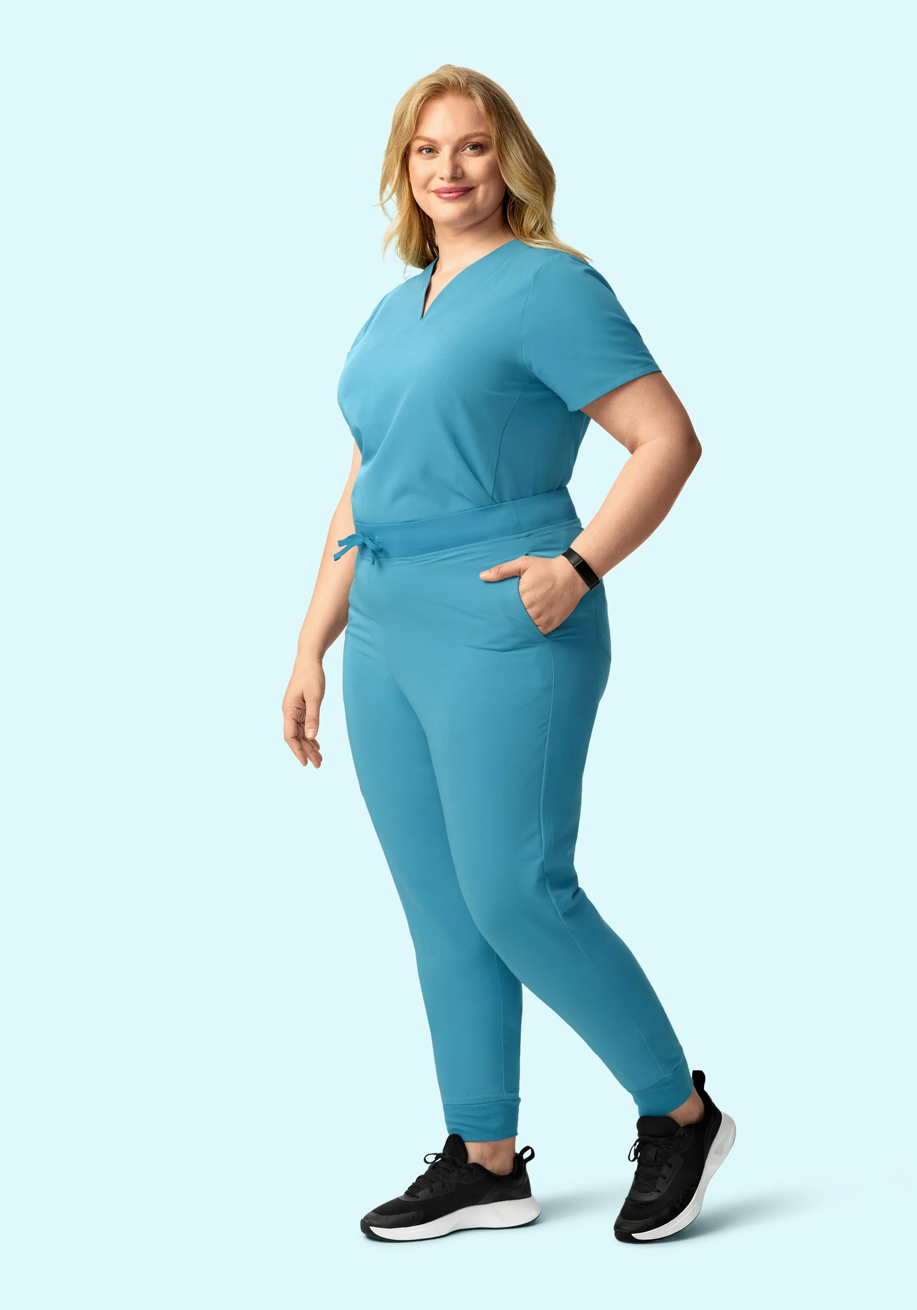High Waisted Joggers Wave - Image 5